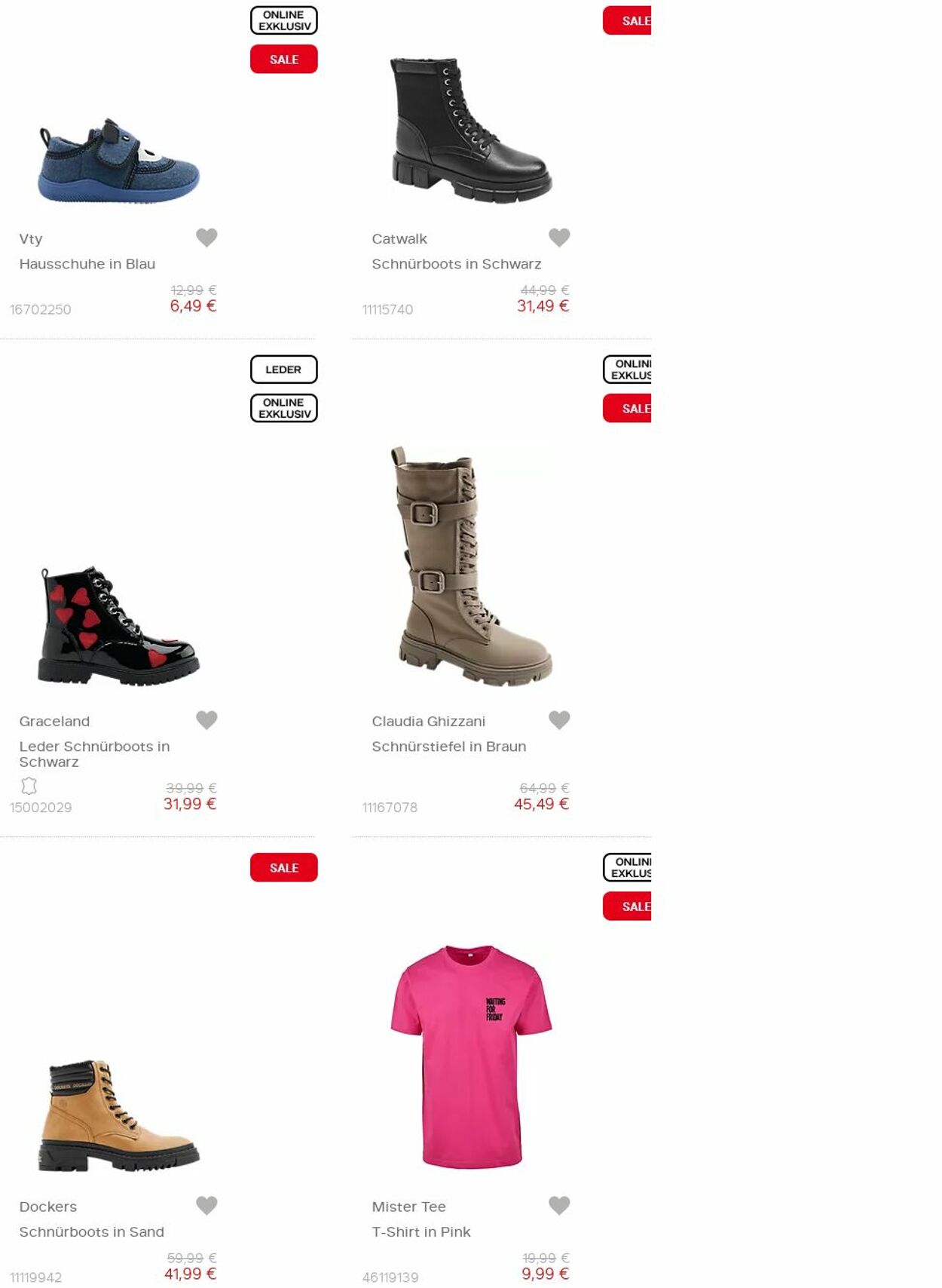 Prospekt Deichmann 01.01.2025 - 16.01.2025