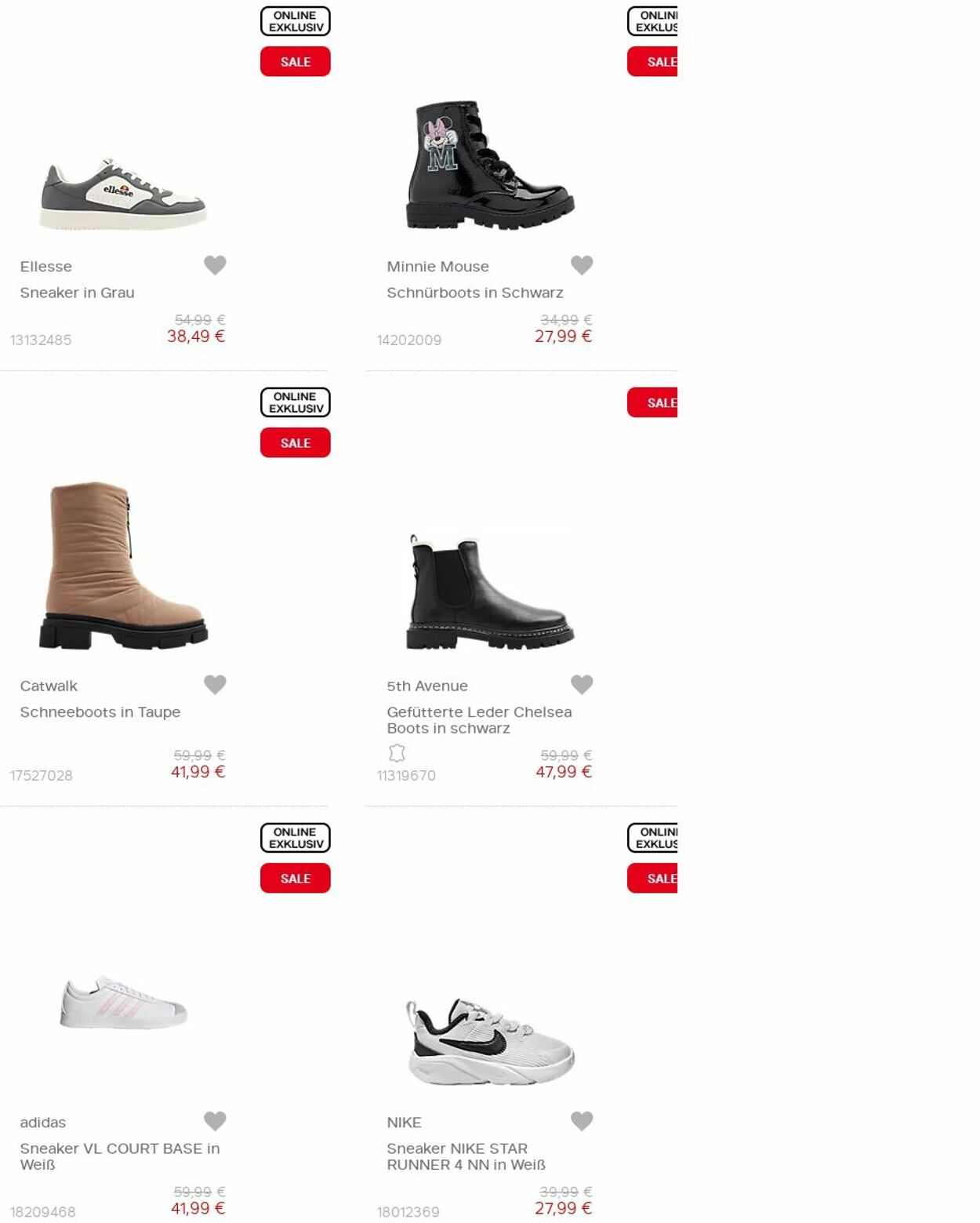 Prospekt Deichmann 01.01.2025 - 16.01.2025