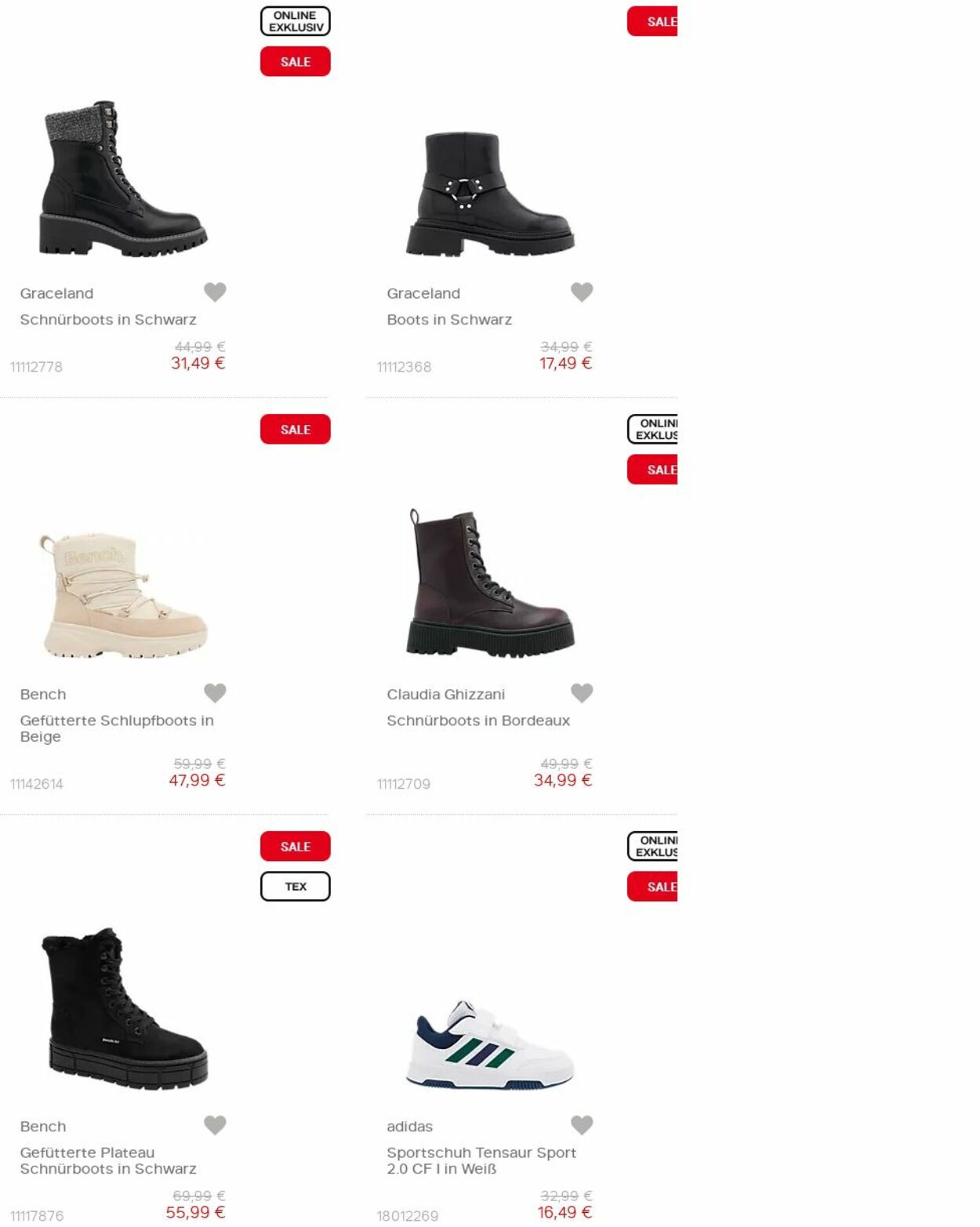 Prospekt Deichmann 01.01.2025 - 16.01.2025