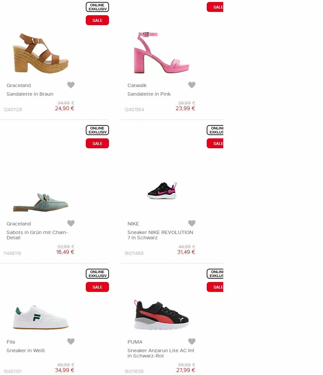 Prospekt Deichmann 16.07.2024 - 31.07.2024