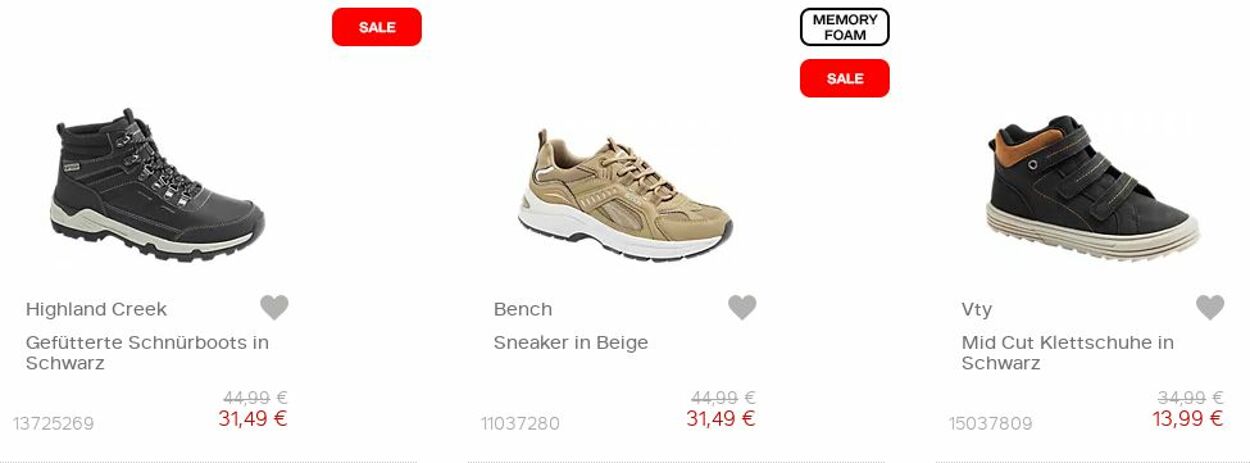 Prospekt Deichmann 16.01.2023 - 31.01.2023