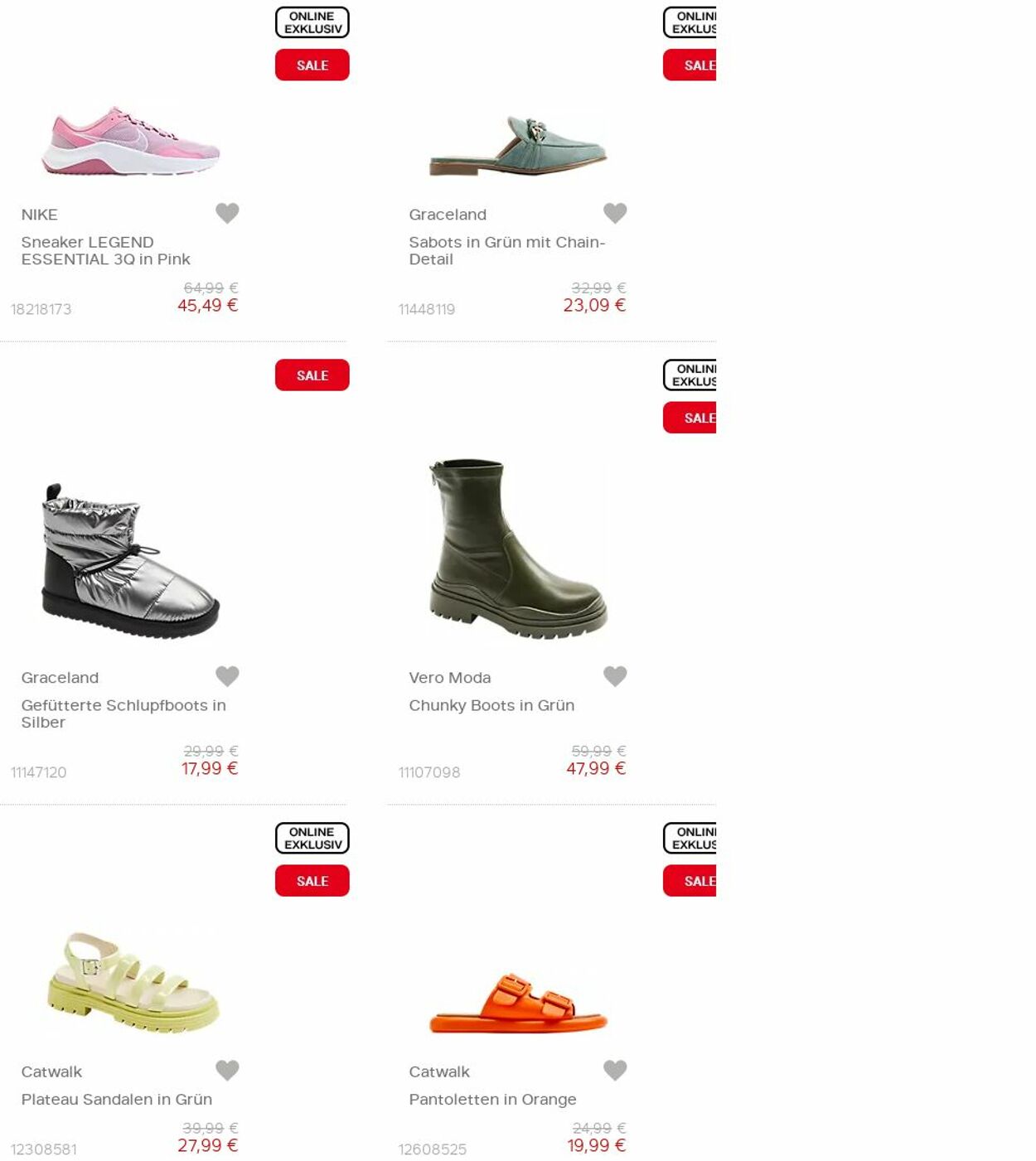 Prospekt Deichmann 16.10.2023 - 31.10.2023