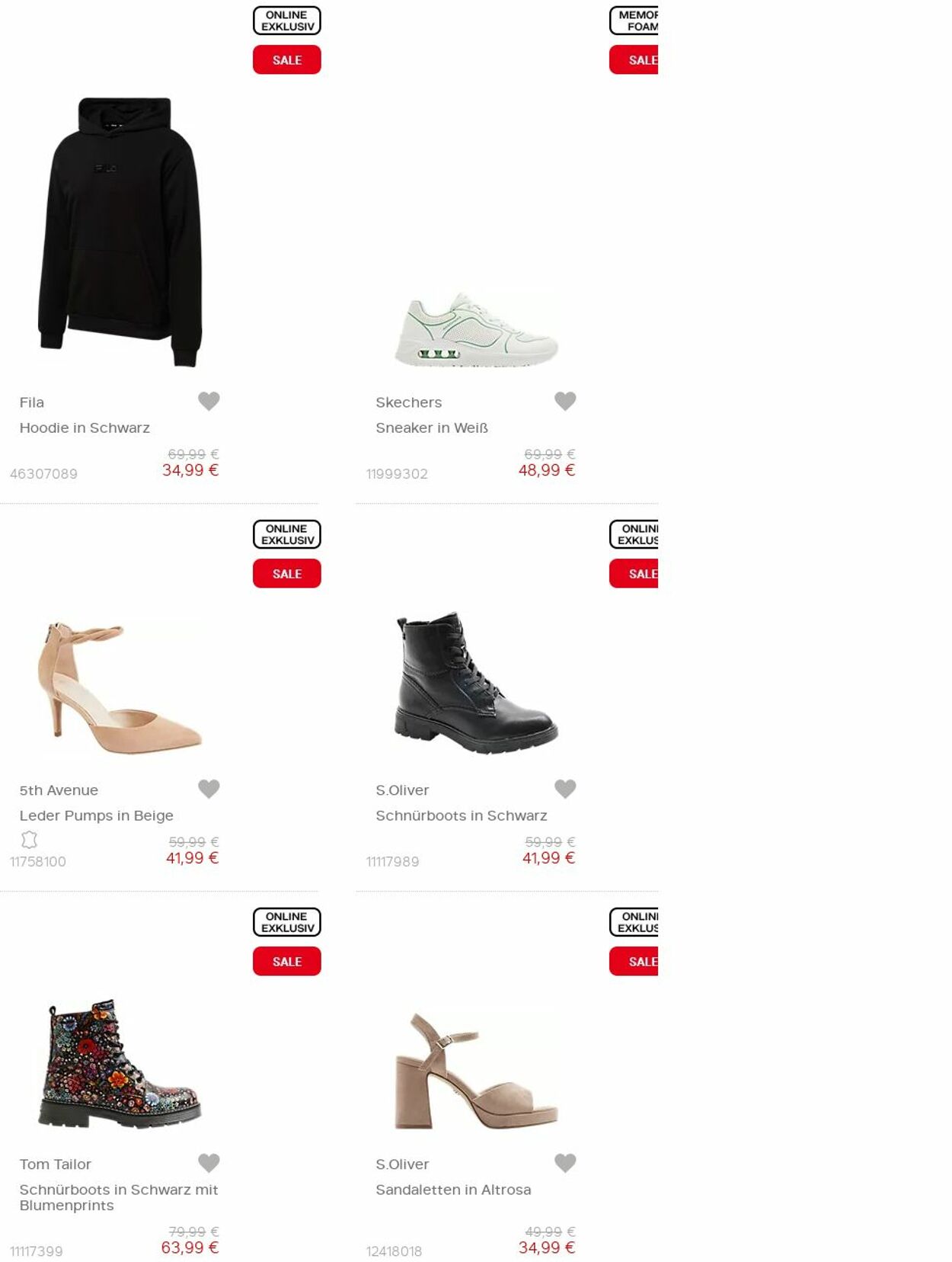 Prospekt Deichmann 16.10.2023 - 31.10.2023