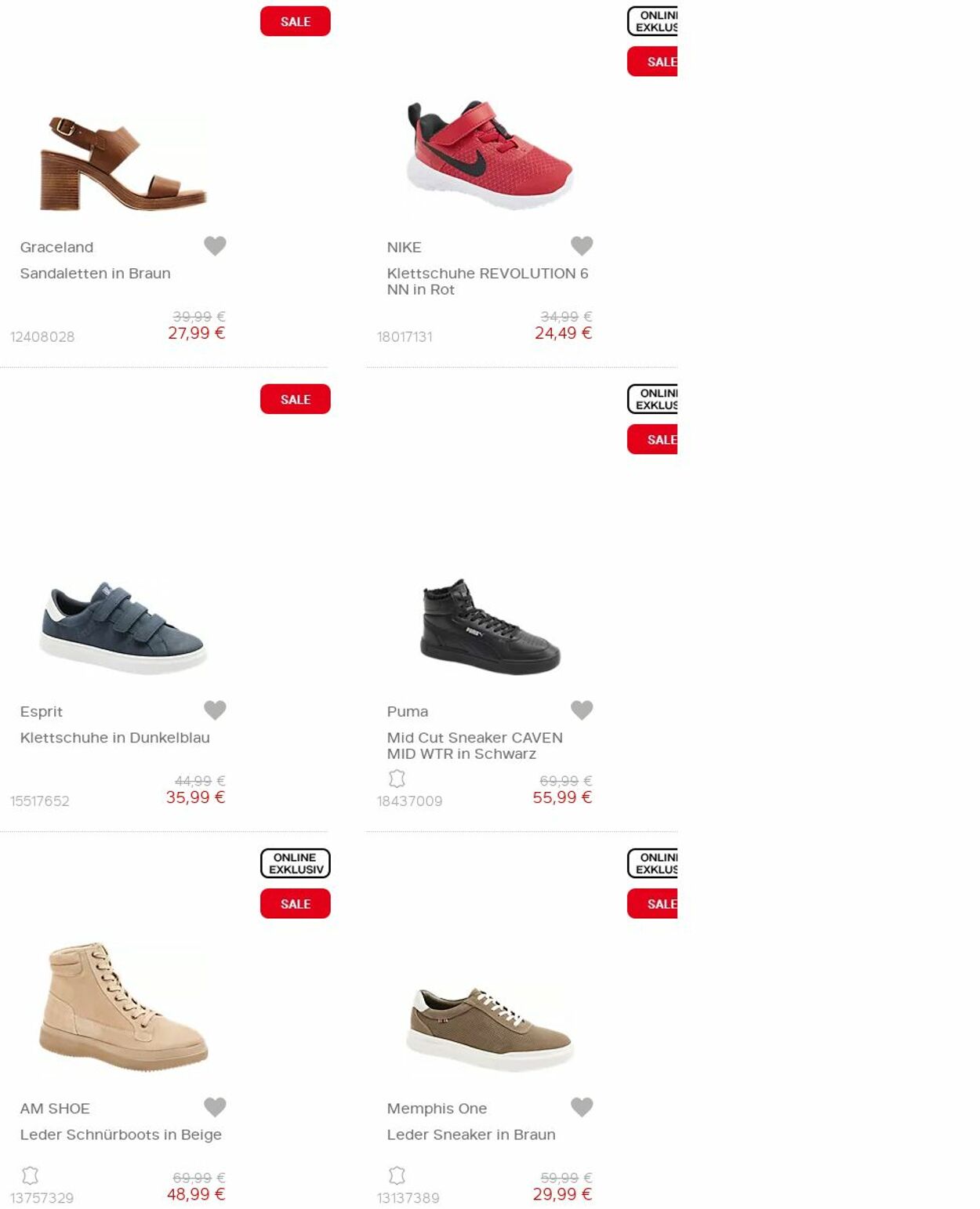 Prospekt Deichmann 16.10.2023 - 31.10.2023