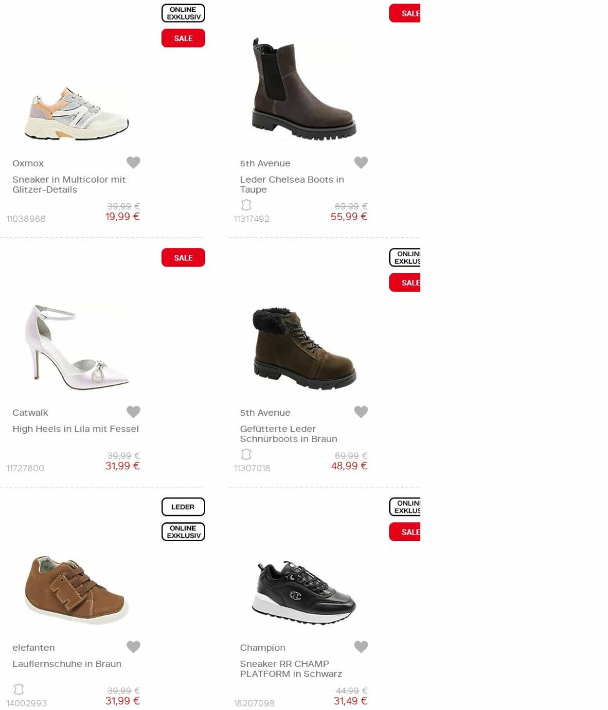 Prospekt Deichmann 16.10.2023 - 31.10.2023