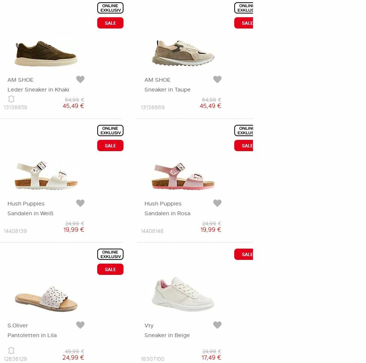 Prospekt Deichmann 16.10.2023 - 31.10.2023