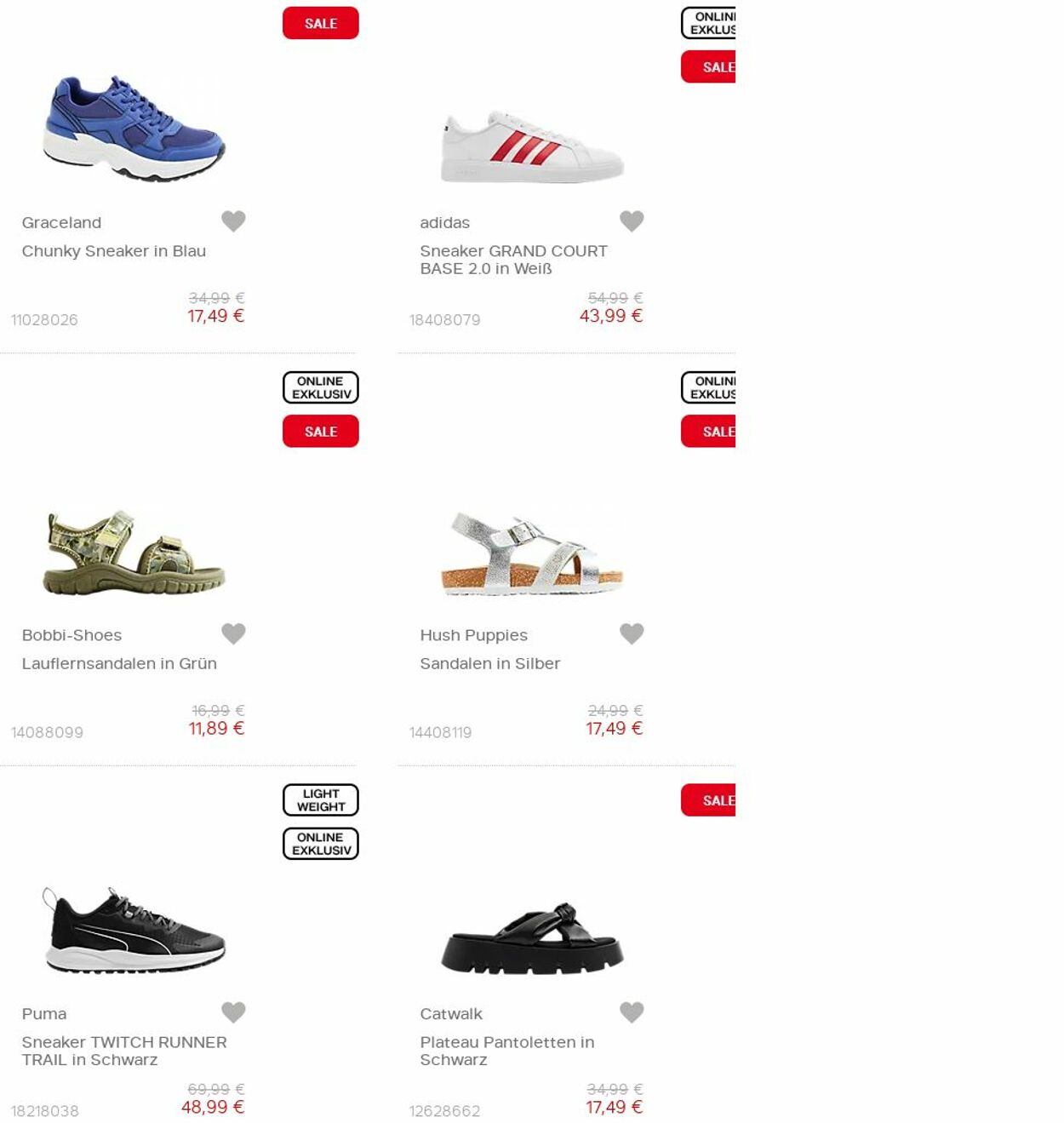 Prospekt Deichmann 16.09.2023 - 30.09.2023