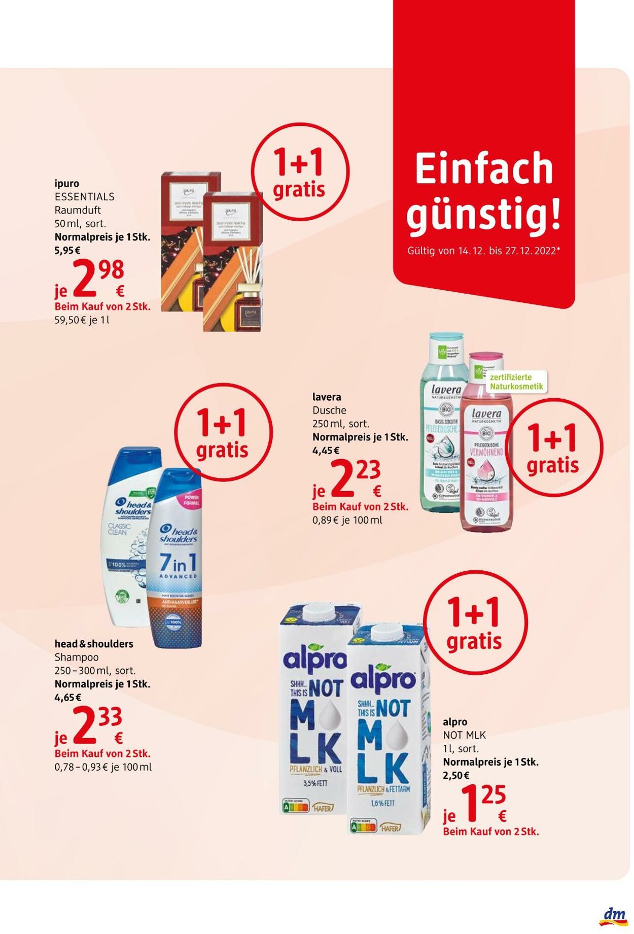 Prospekt DM Drogeriemarkt 15.12.2022 - 04.01.2023