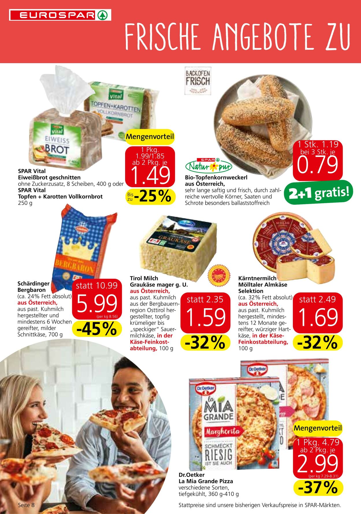 Prospekt Eurospar 19.01.2023 - 01.02.2023