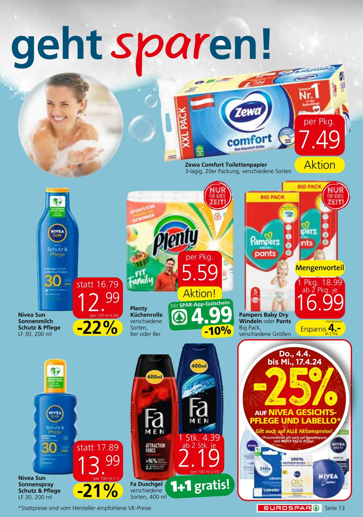 Prospekt Eurospar 04.04.2024 - 17.04.2024