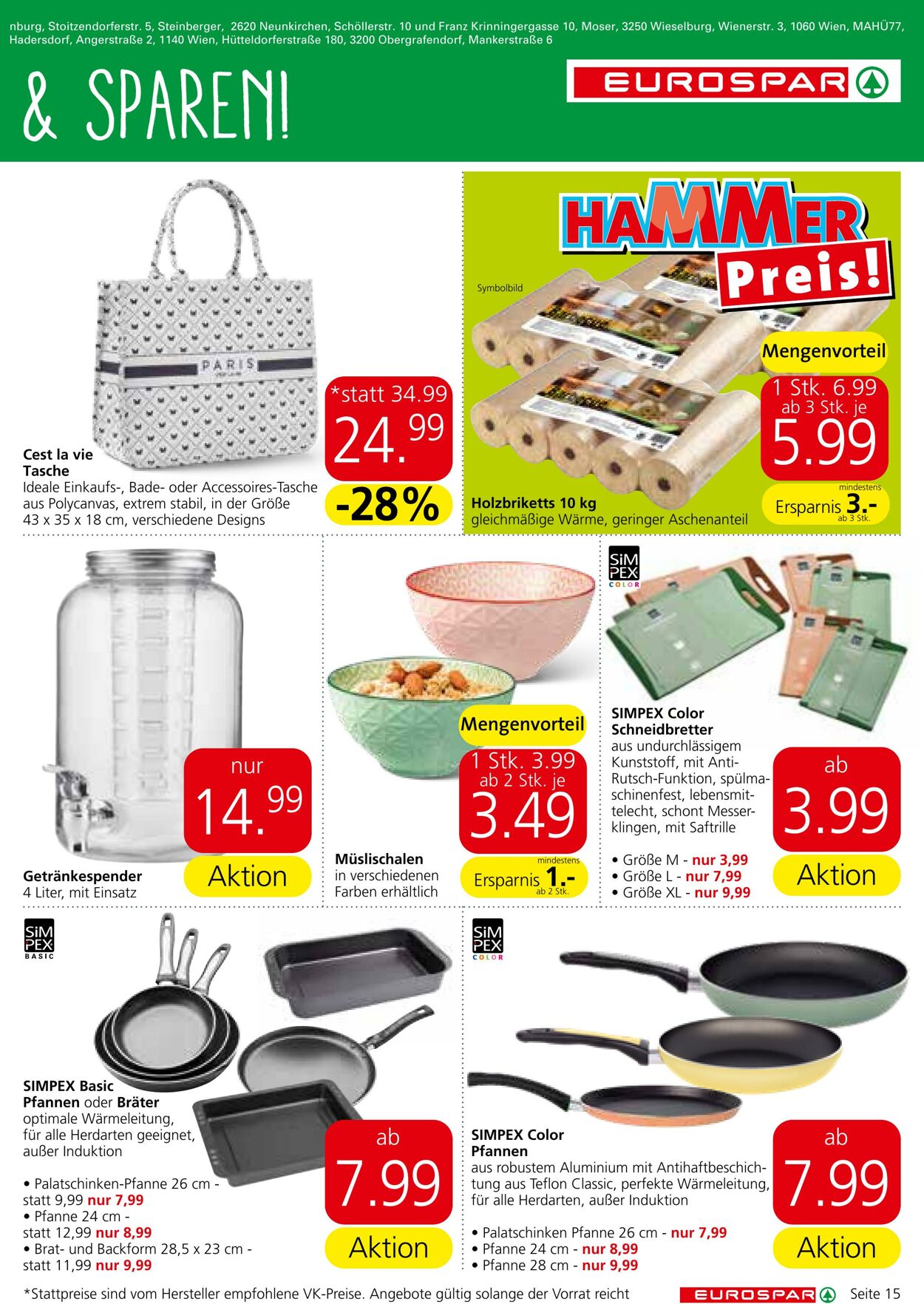 Prospekt Eurospar 27.04.2023 - 10.05.2023