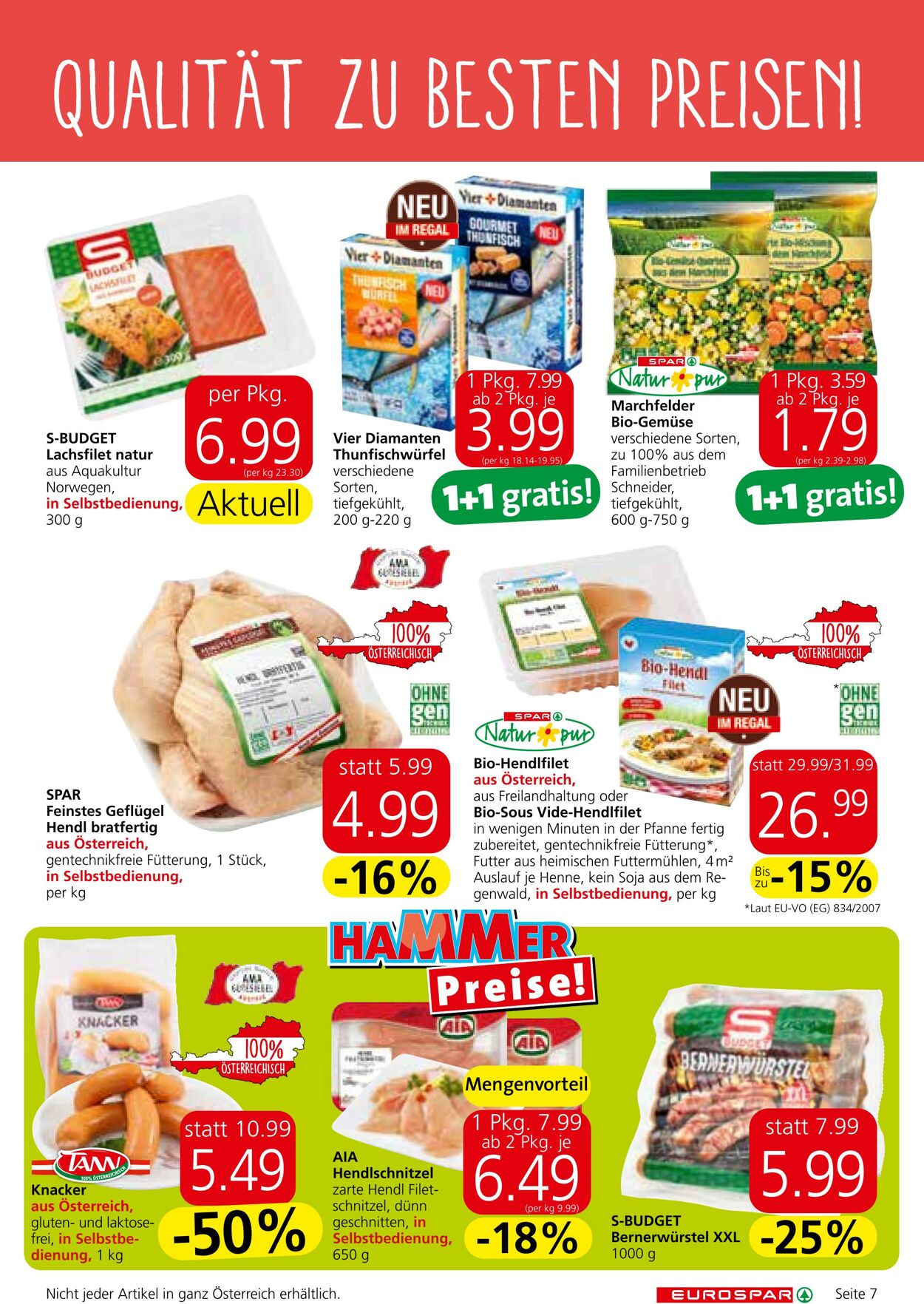 Prospekt Eurospar 22.09.2022 - 05.10.2022