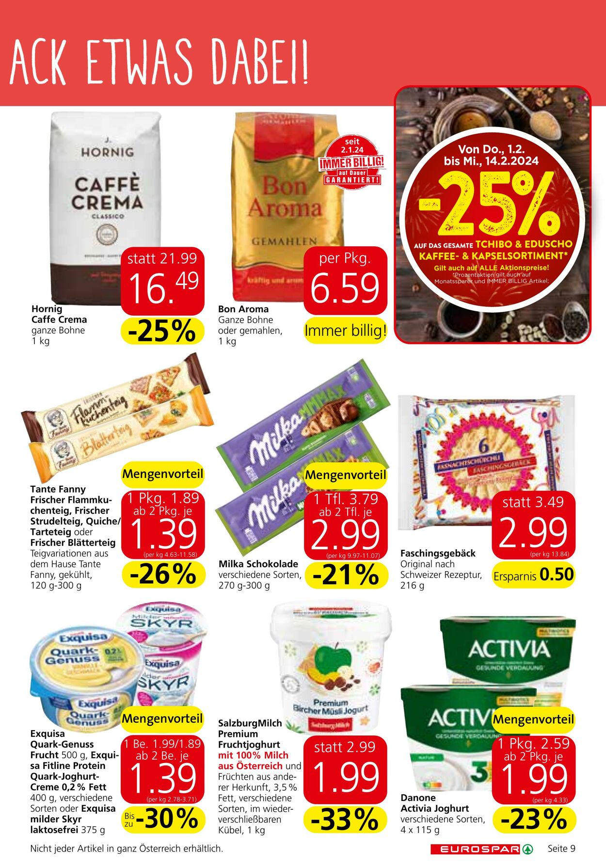 Prospekt Eurospar 01.02.2024 - 14.02.2024