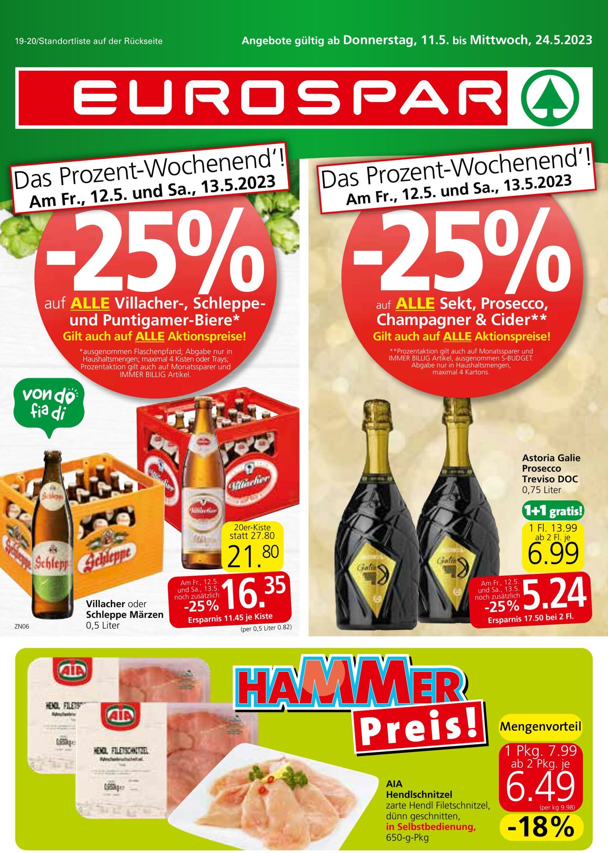 Prospekt Eurospar 11.05.2023 - 24.05.2023