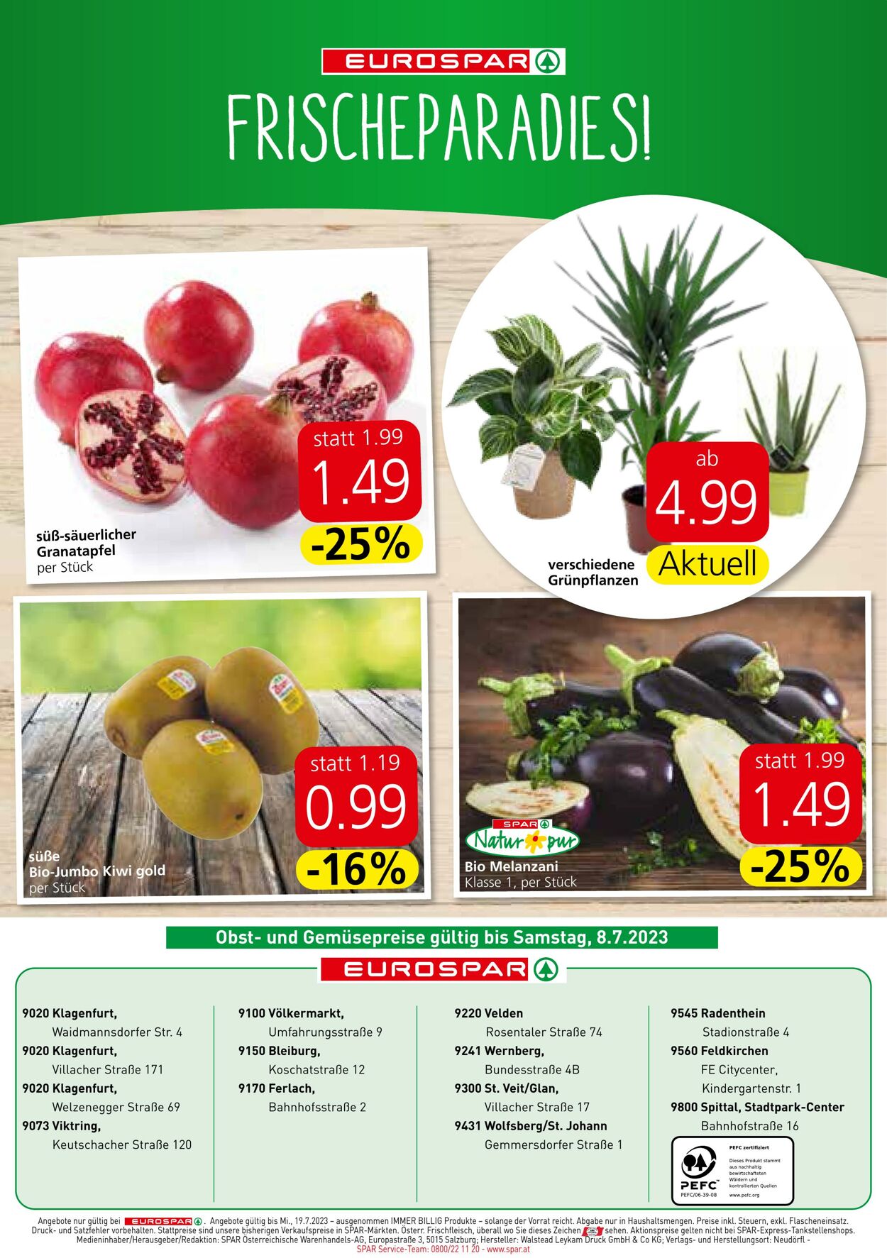 Prospekt Eurospar 06.07.2023 - 19.07.2023