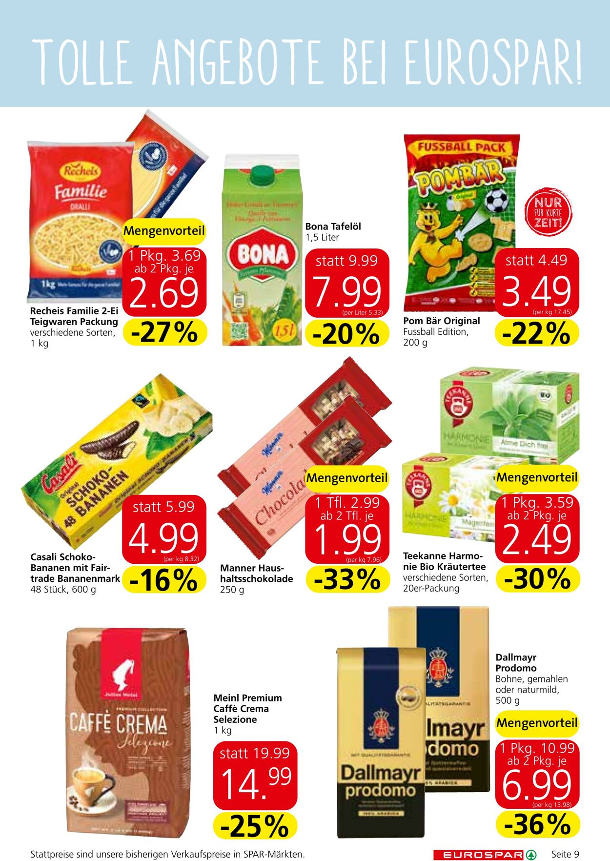 Prospekt Eurospar 03.11.2022 - 16.11.2022