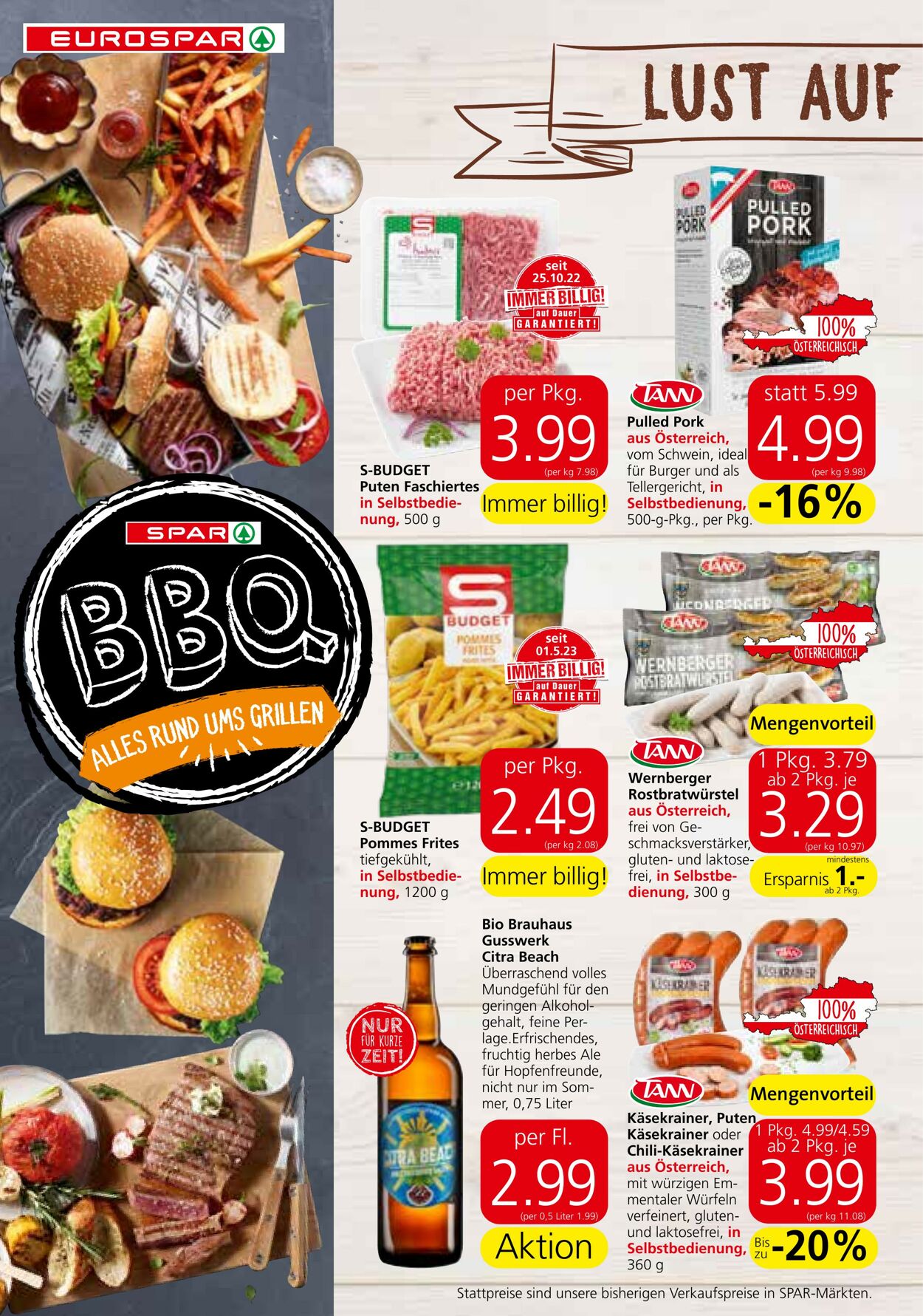 Prospekt Eurospar 07.06.2023 - 21.06.2023