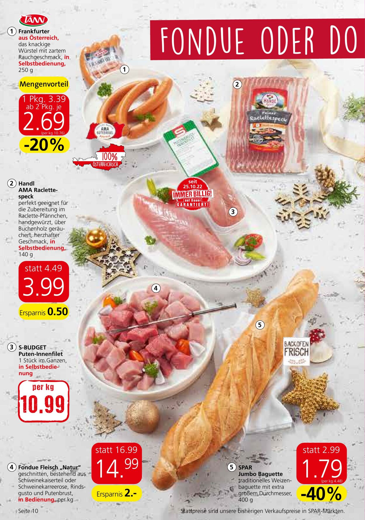 Prospekt Eurospar 21.12.2022 - 31.12.2022