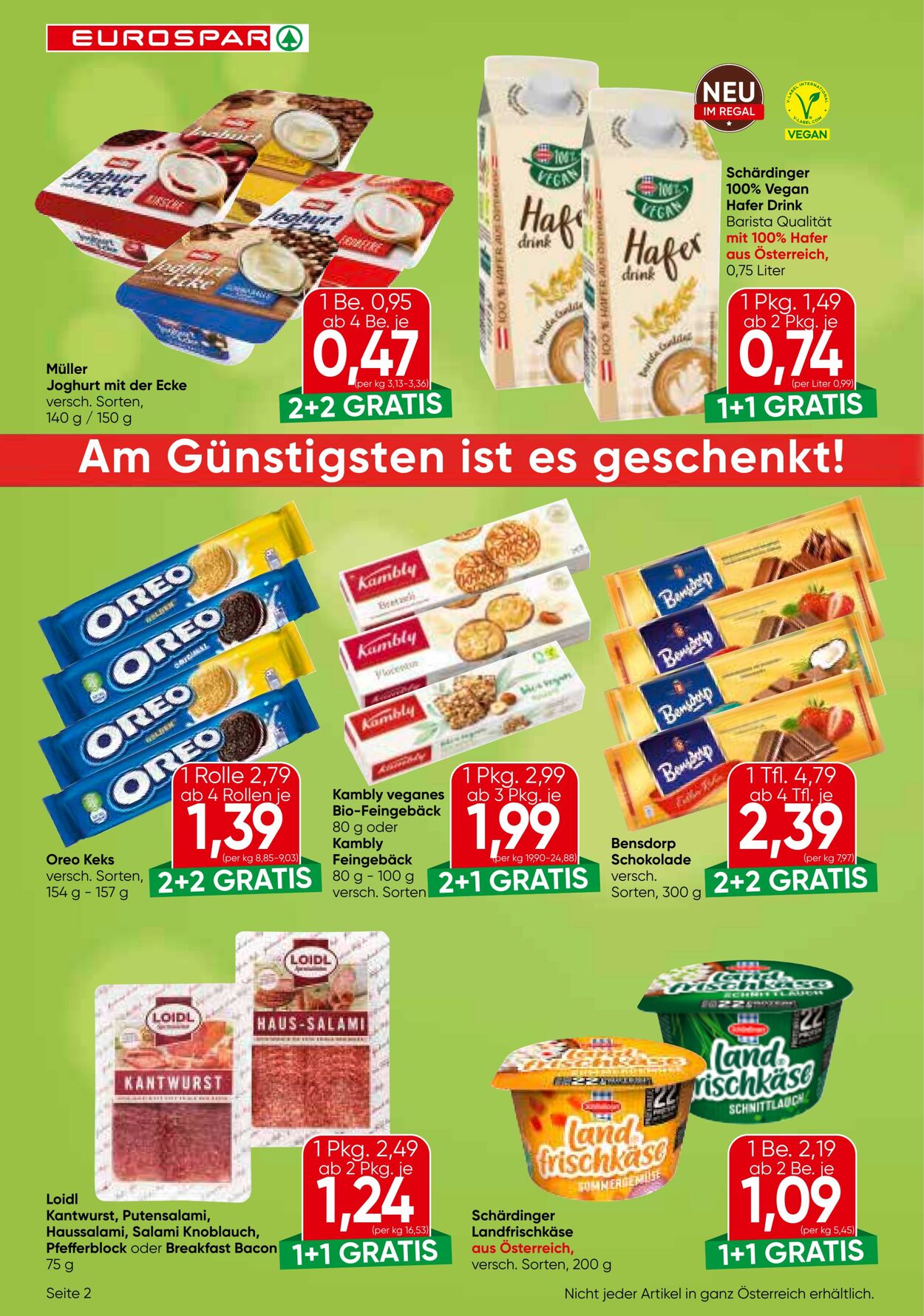 Prospekt Eurospar 16.01.2025 - 29.01.2025