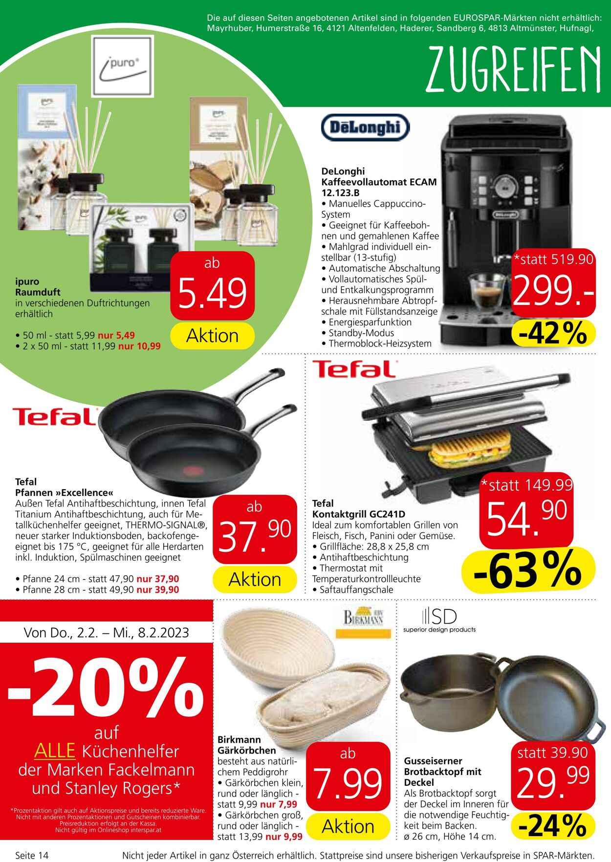 Prospekt Eurospar 02.02.2023 - 15.02.2023