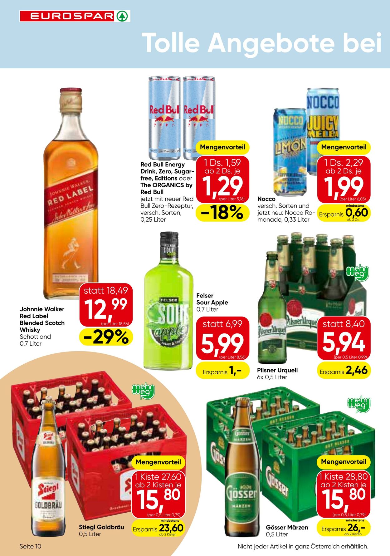 Prospekt Eurospar 16.01.2025 - 29.01.2025