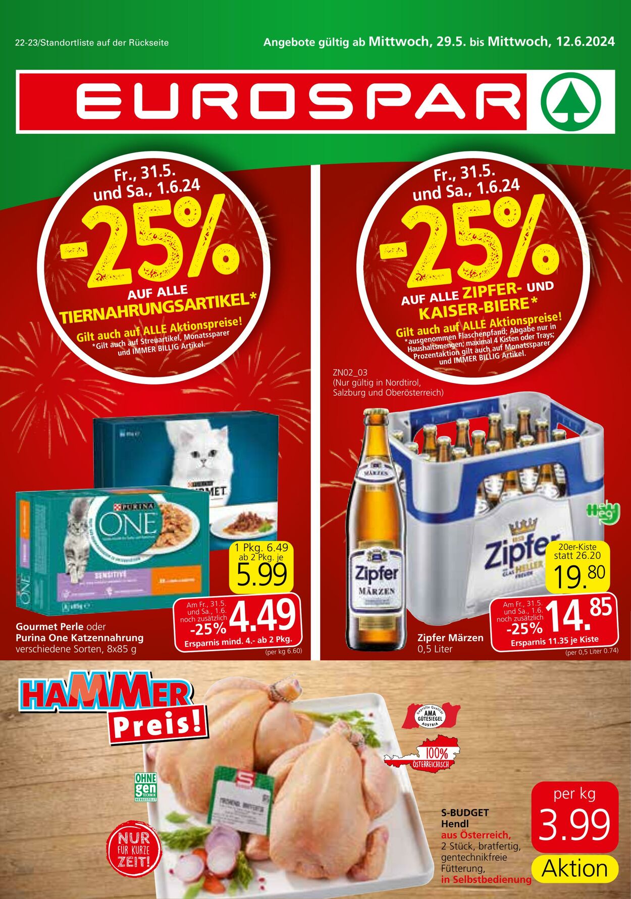 Prospekt Eurospar 29.05.2024 - 12.06.2024