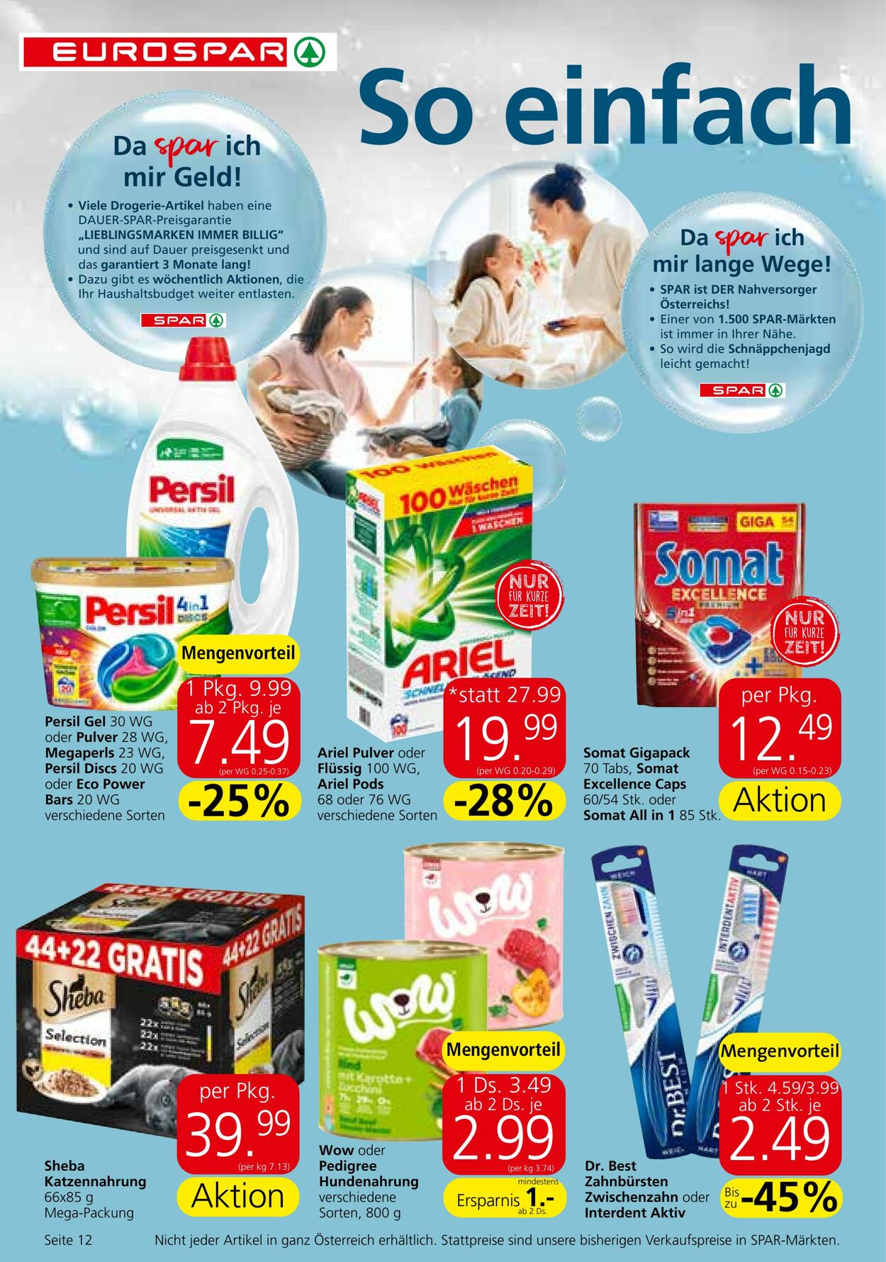 Prospekt Eurospar 22.08.2024 - 04.09.2024