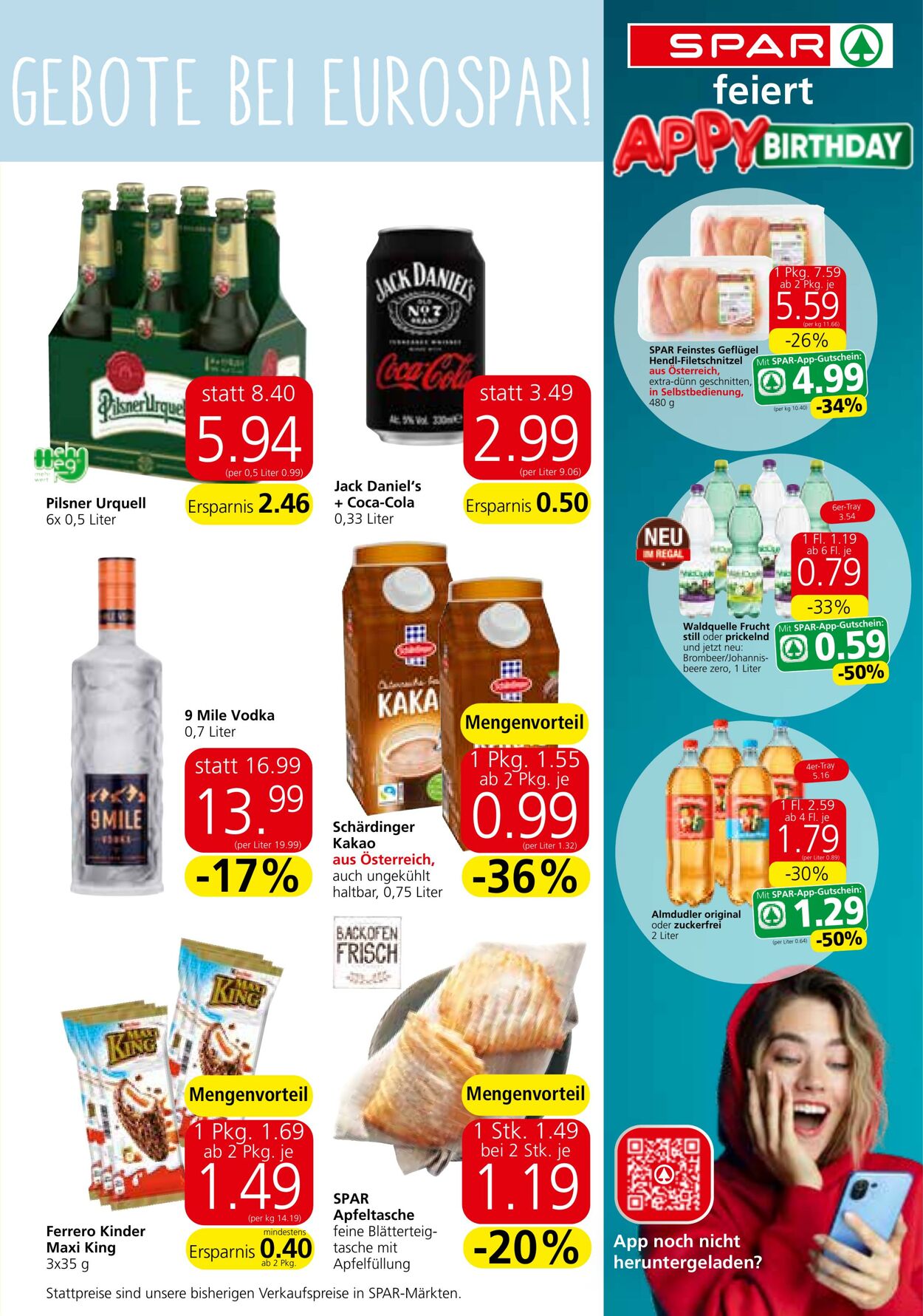 Prospekt Eurospar 22.08.2024 - 04.09.2024