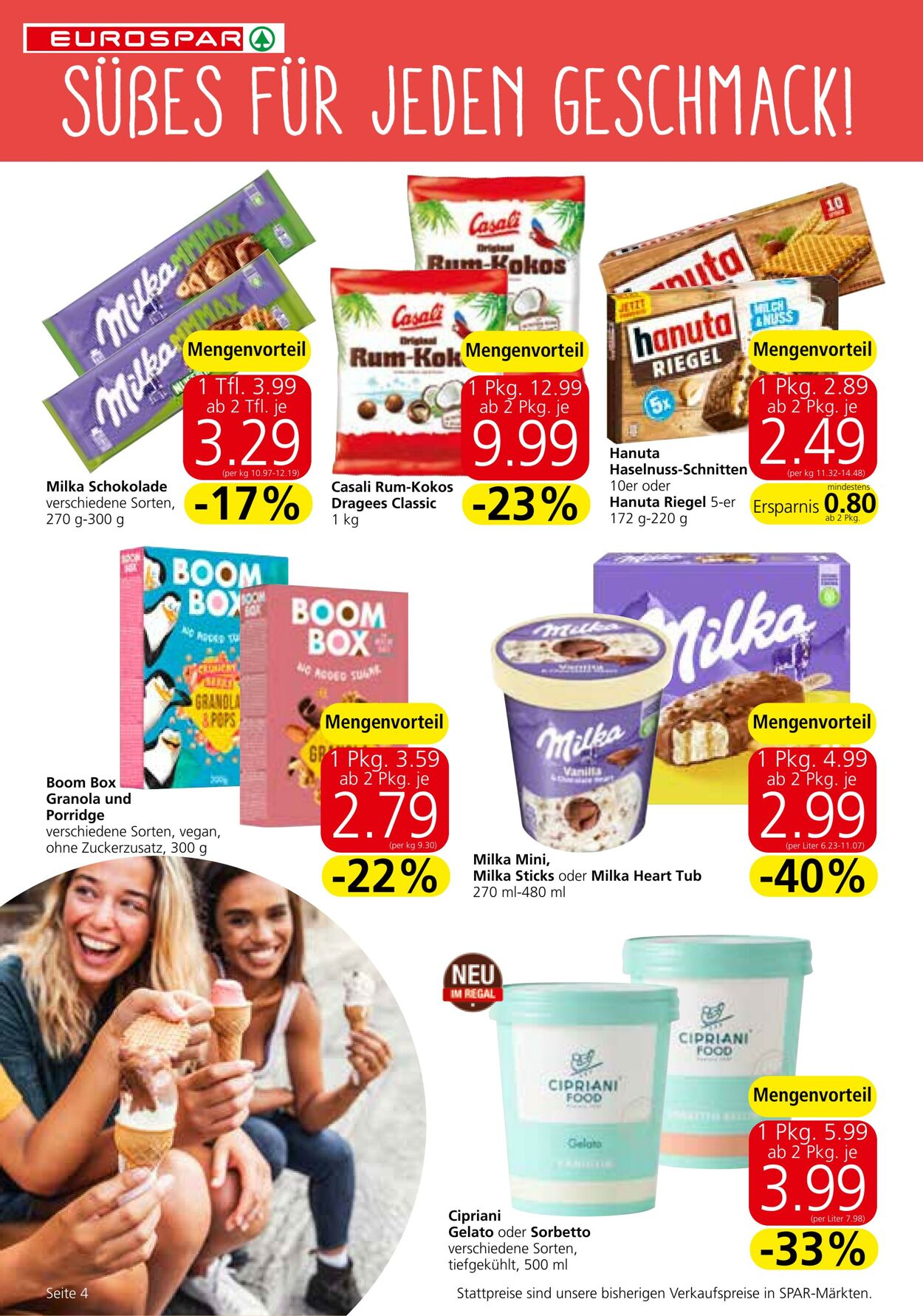 Prospekt Eurospar 22.08.2024 - 04.09.2024