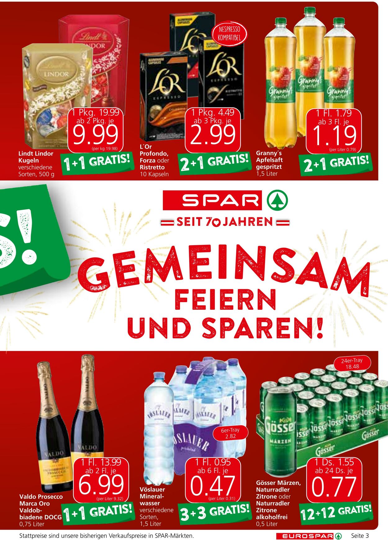 Prospekt Eurospar 19.09.2024 - 02.10.2024