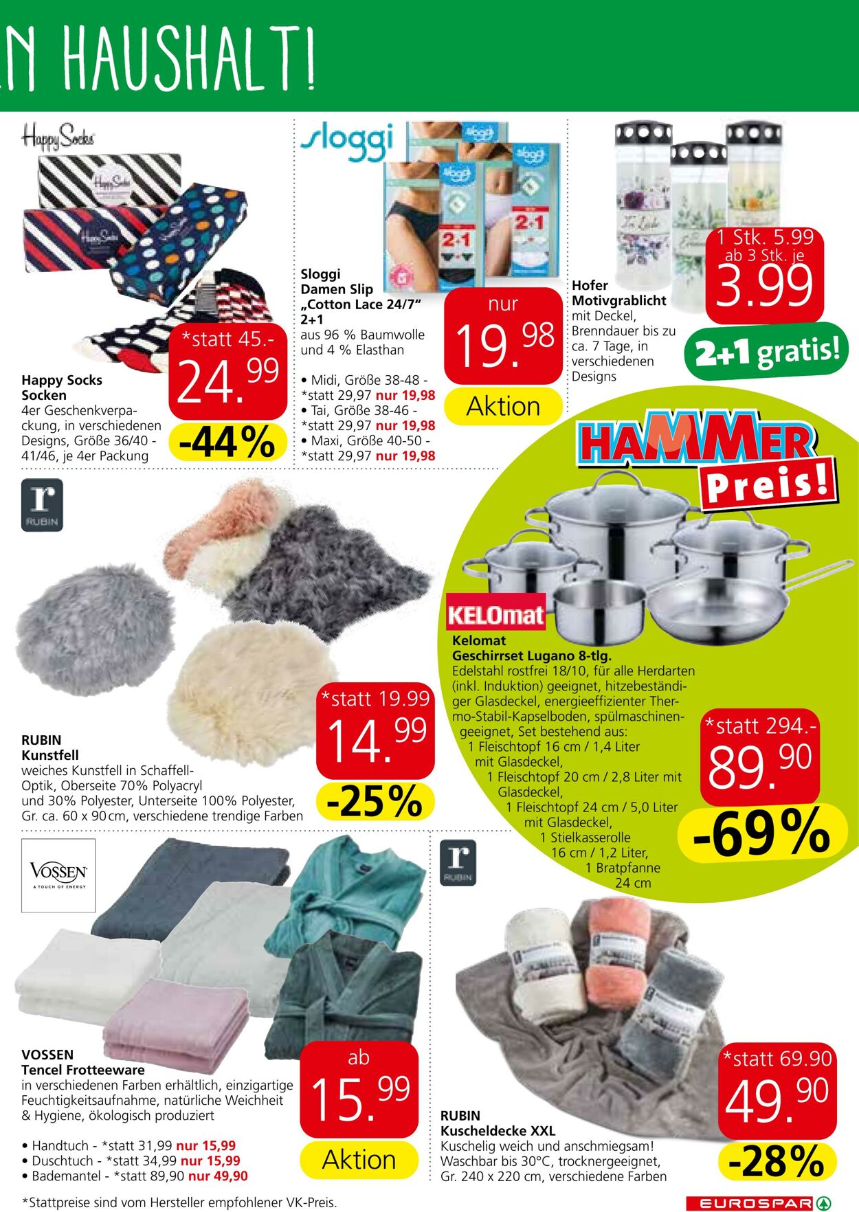 Prospekt Eurospar 23.11.2023 - 13.12.2023