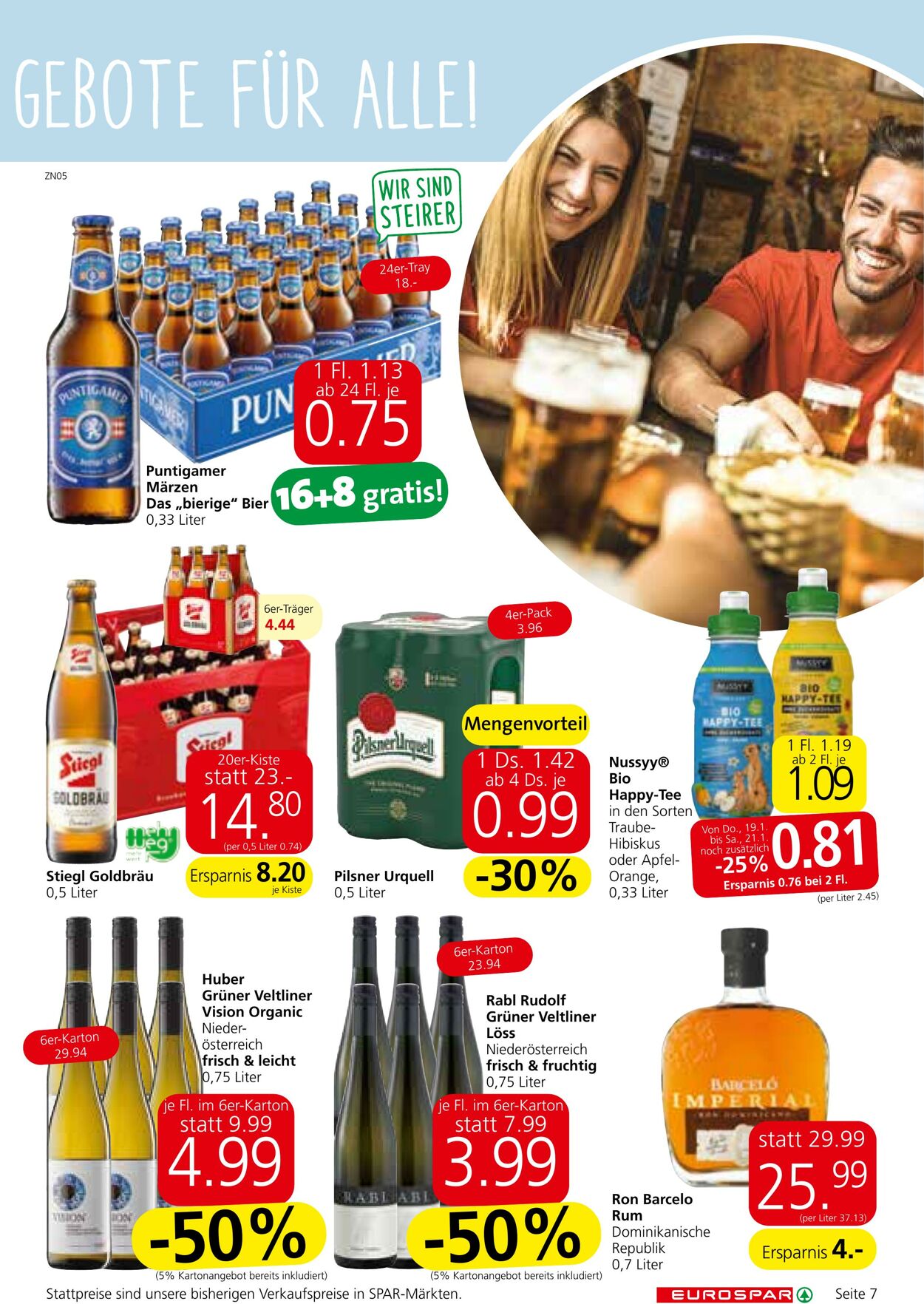 Prospekt Eurospar 19.01.2023 - 01.02.2023