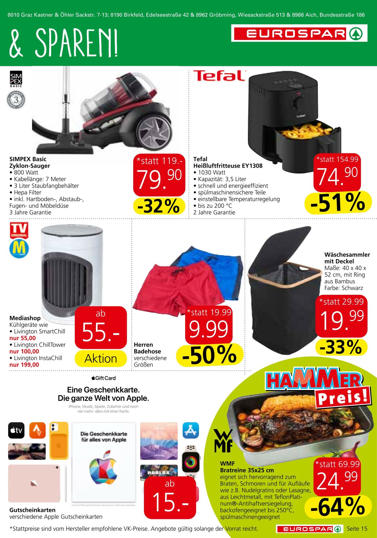 Prospekt Eurospar 07.06.2023 - 21.06.2023