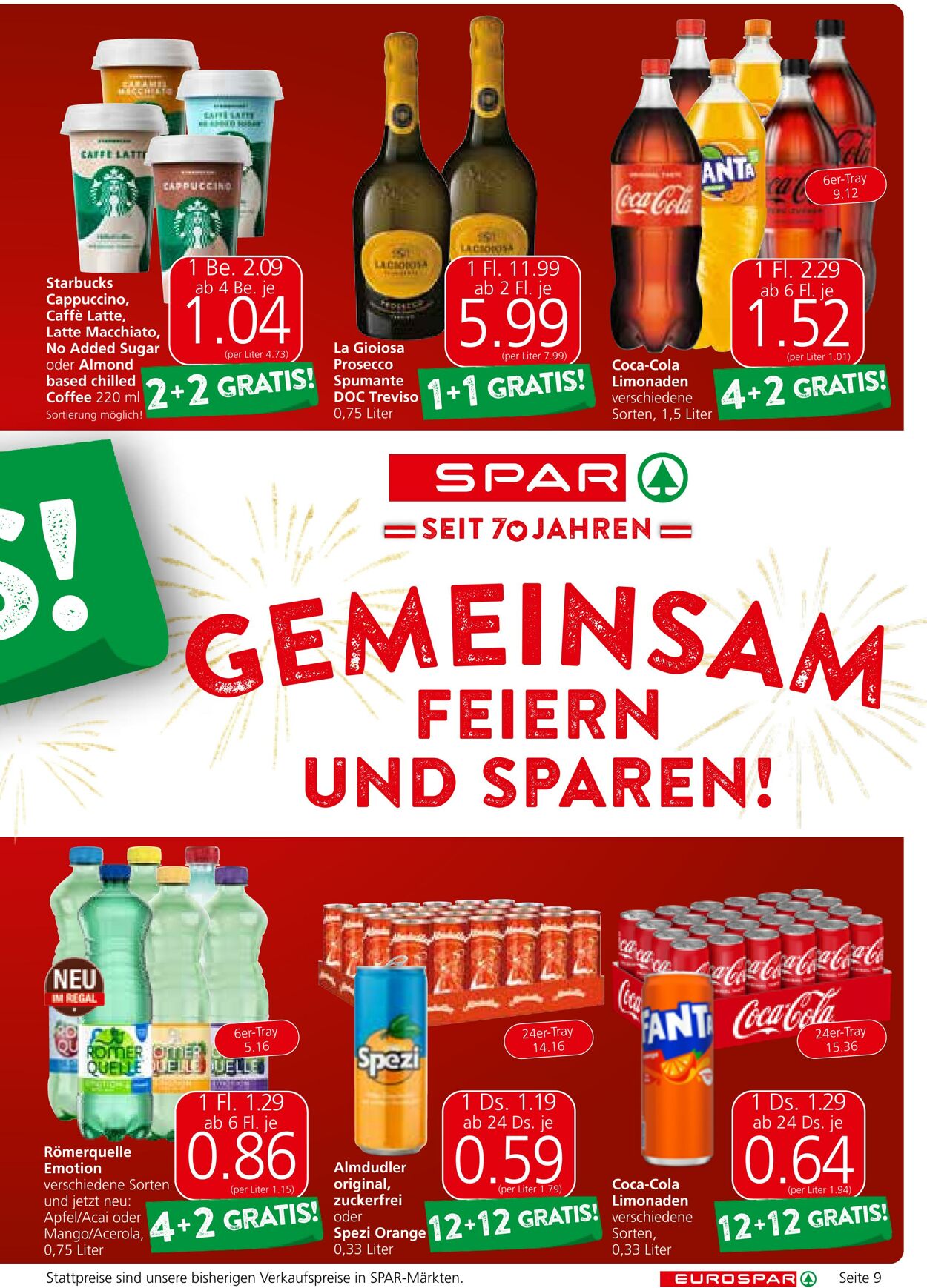 Prospekt Eurospar 27.06.2024 - 10.07.2024