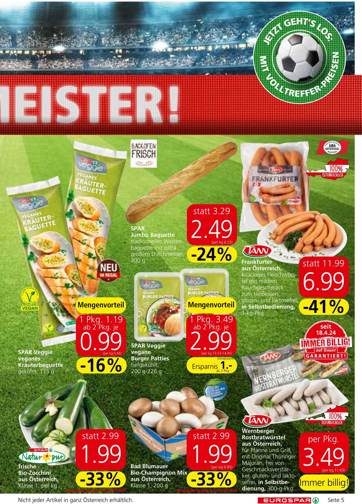 Prospekt Eurospar 27.06.2024 - 10.07.2024