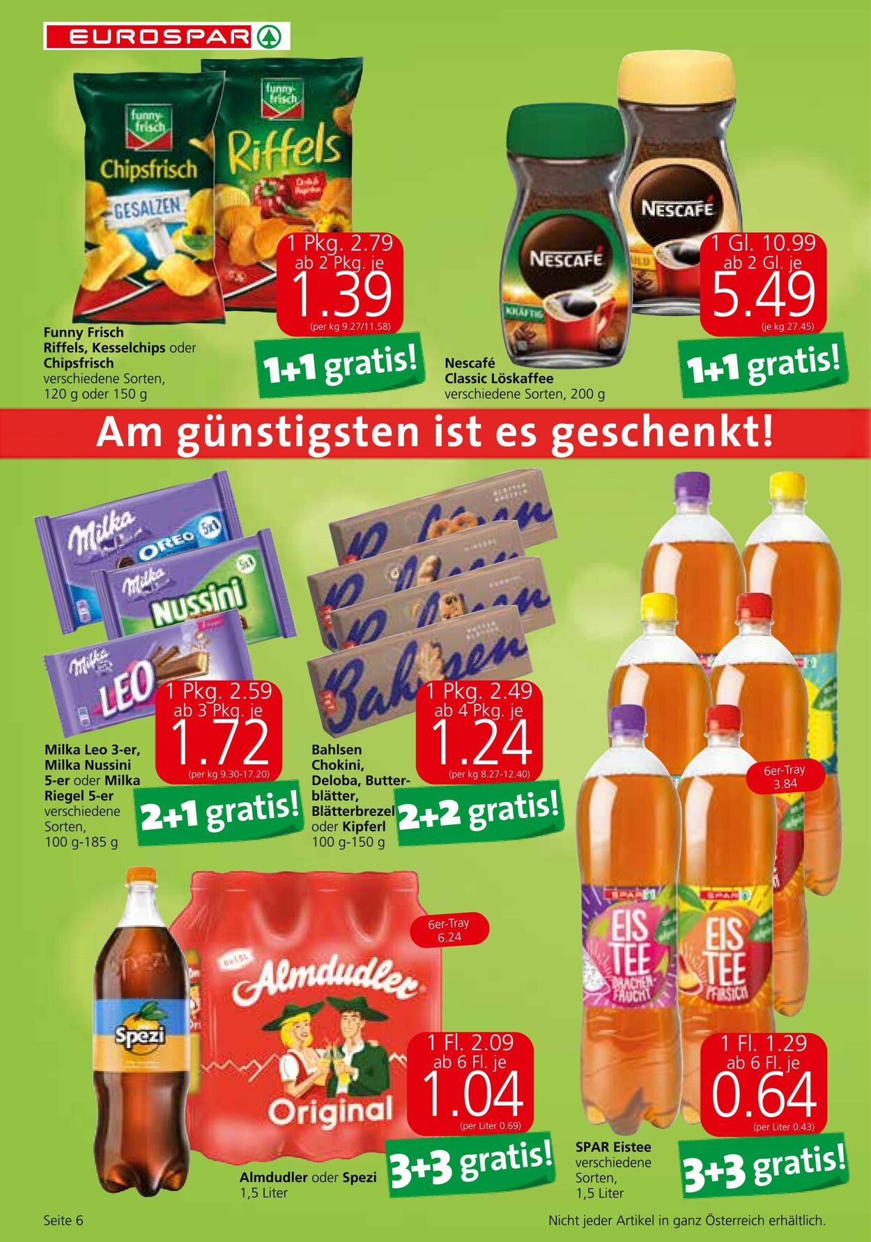 Prospekt Eurospar 06.07.2023 - 19.07.2023