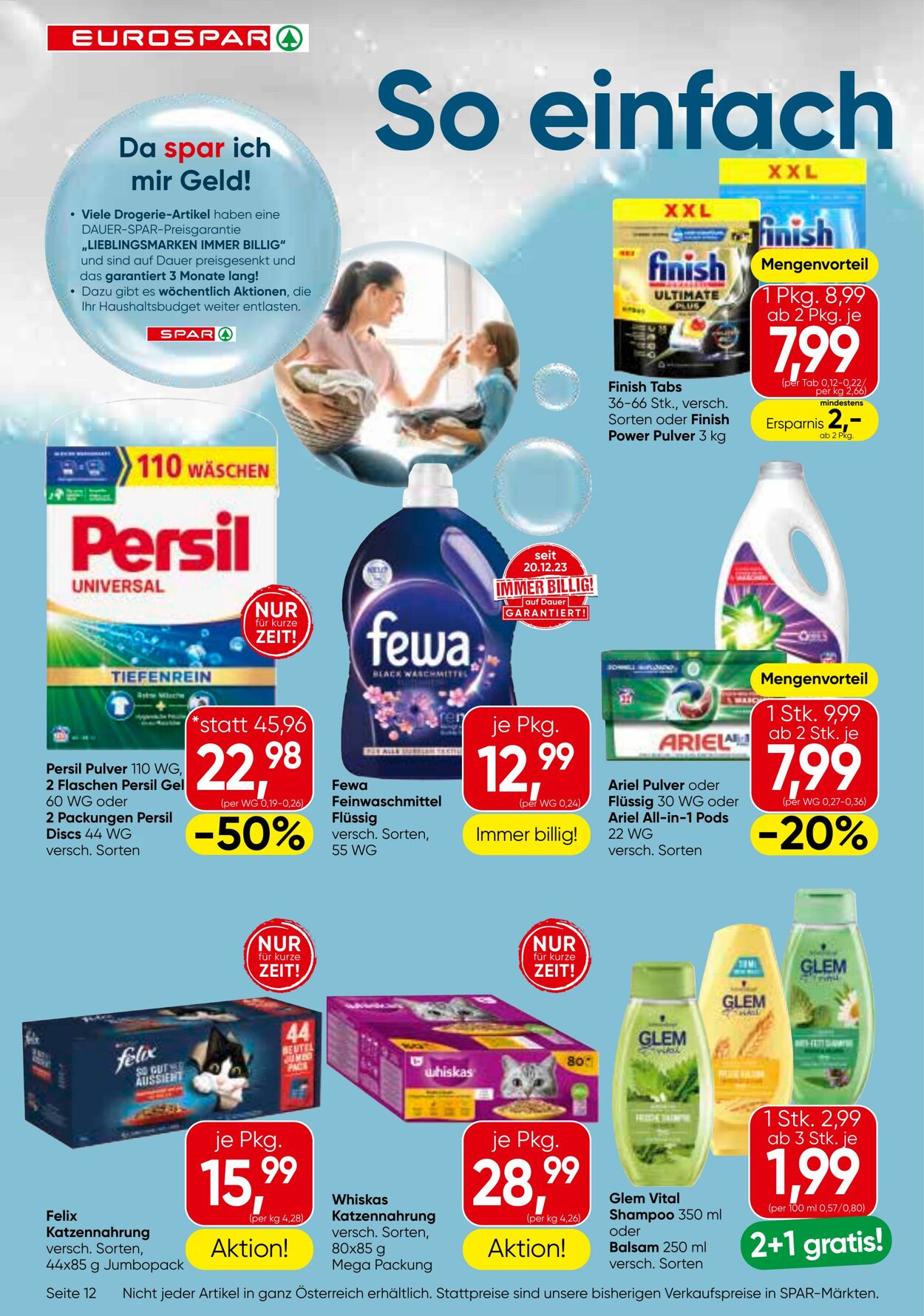 Prospekt Eurospar 16.01.2025 - 29.01.2025