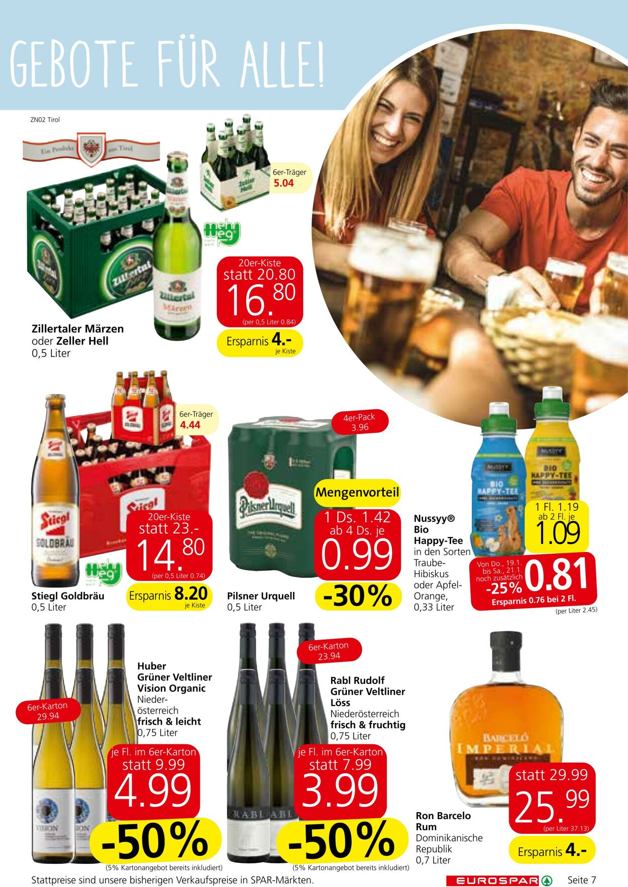 Prospekt Eurospar 19.01.2023 - 01.02.2023