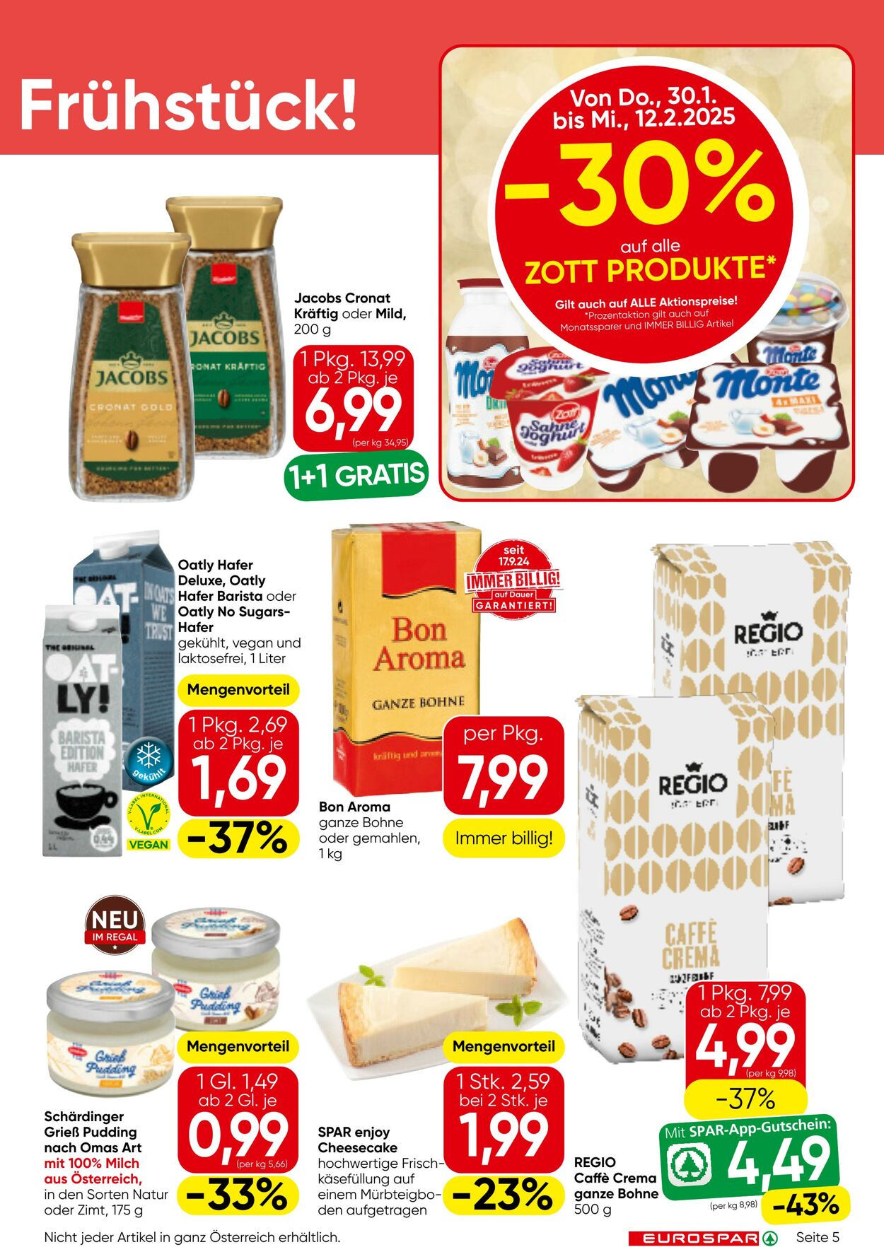 Prospekt Eurospar 30.01.2025 - 12.02.2025