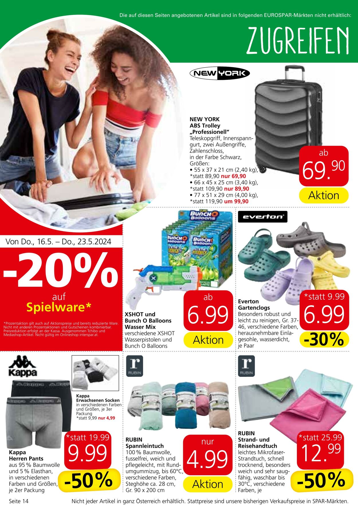 Prospekt Eurospar 16.05.2024 - 28.05.2024