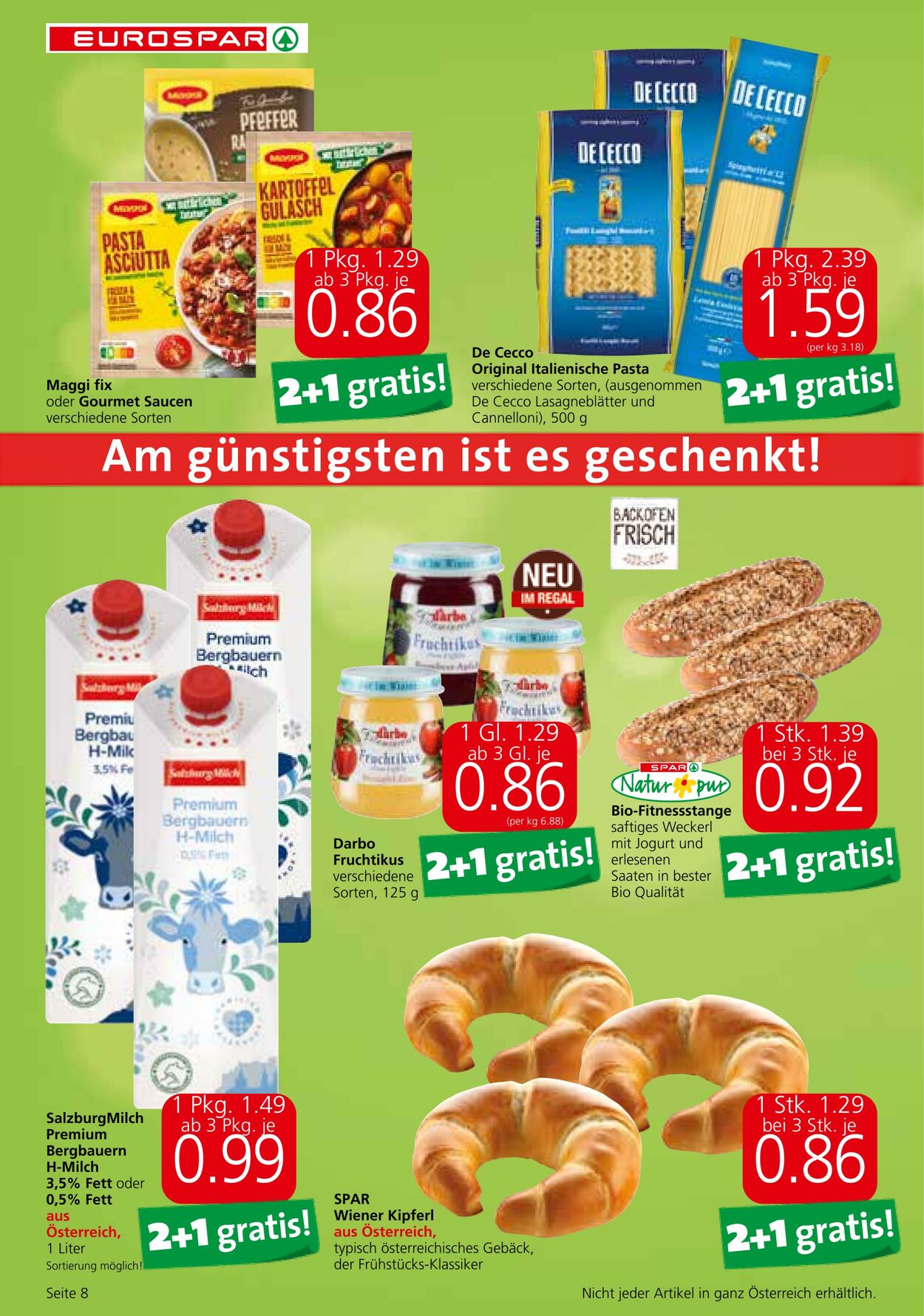 Prospekt Eurospar 28.09.2023 - 11.10.2023