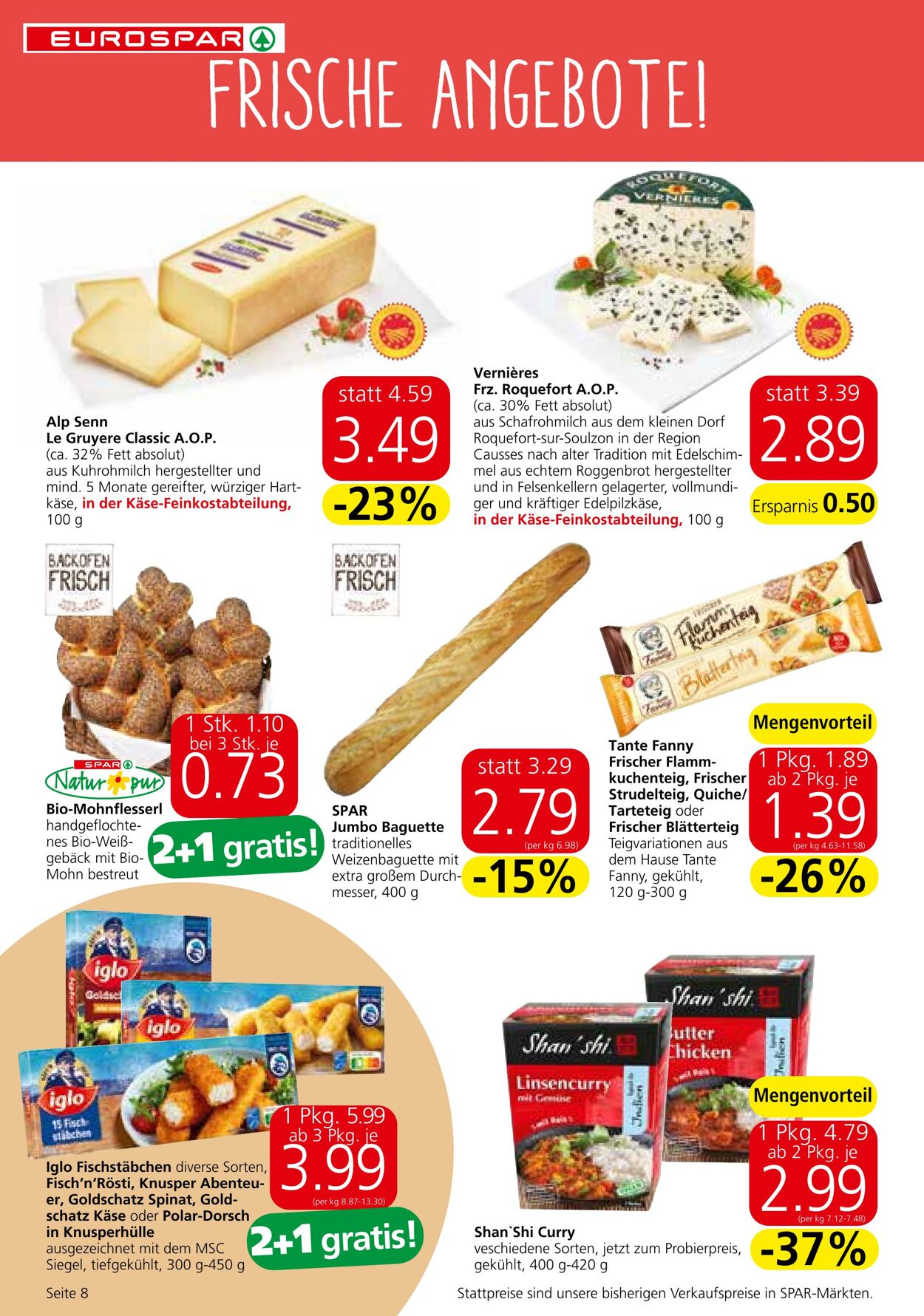 Prospekt Eurospar 03.10.2024 - 16.10.2024