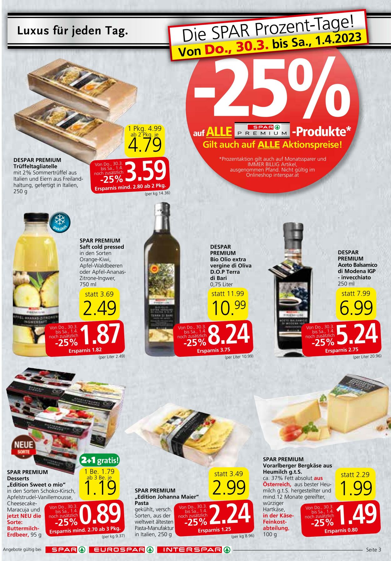 Prospekt Eurospar 30.03.2023 - 12.04.2023