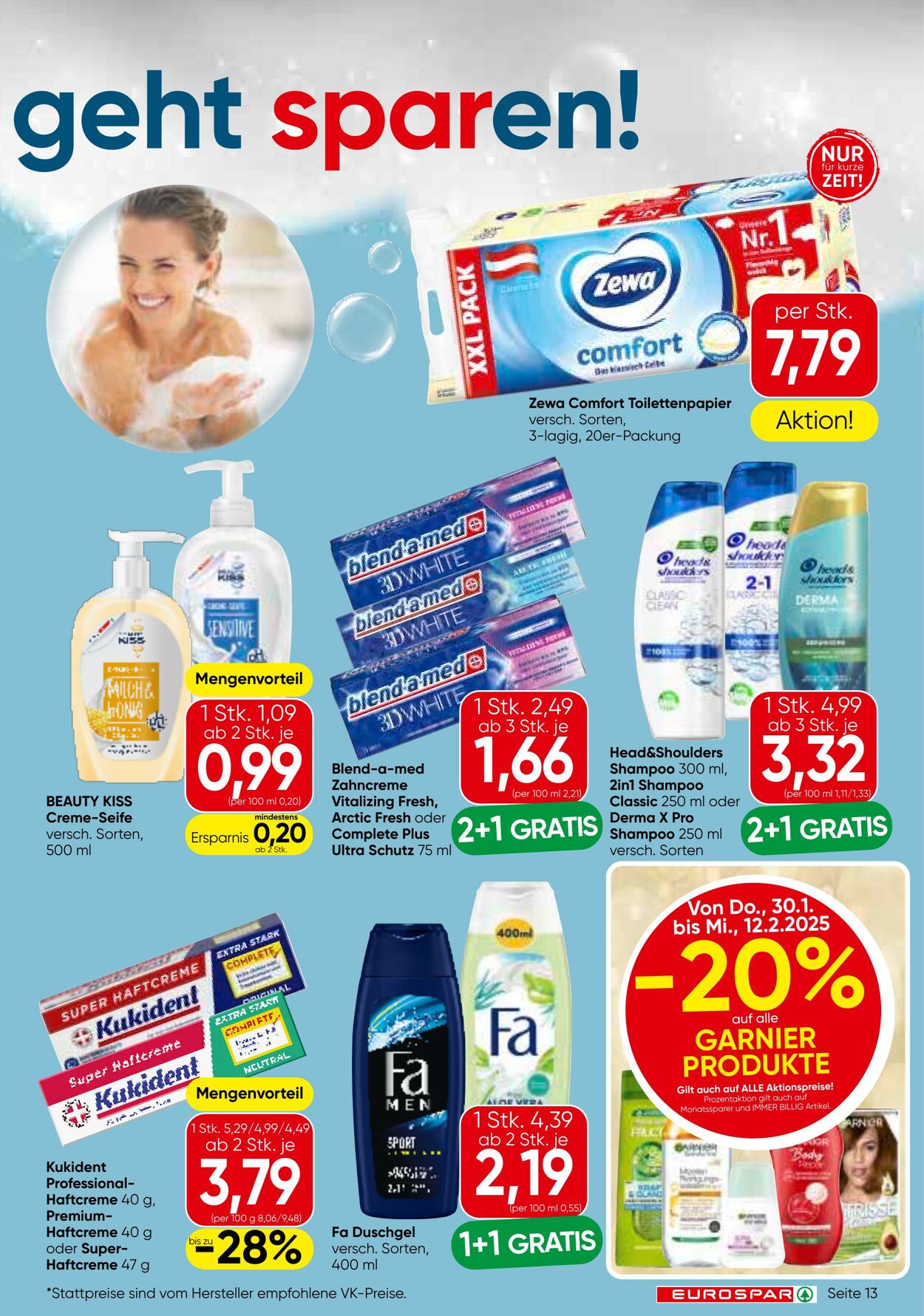 Prospekt Eurospar 30.01.2025 - 12.02.2025