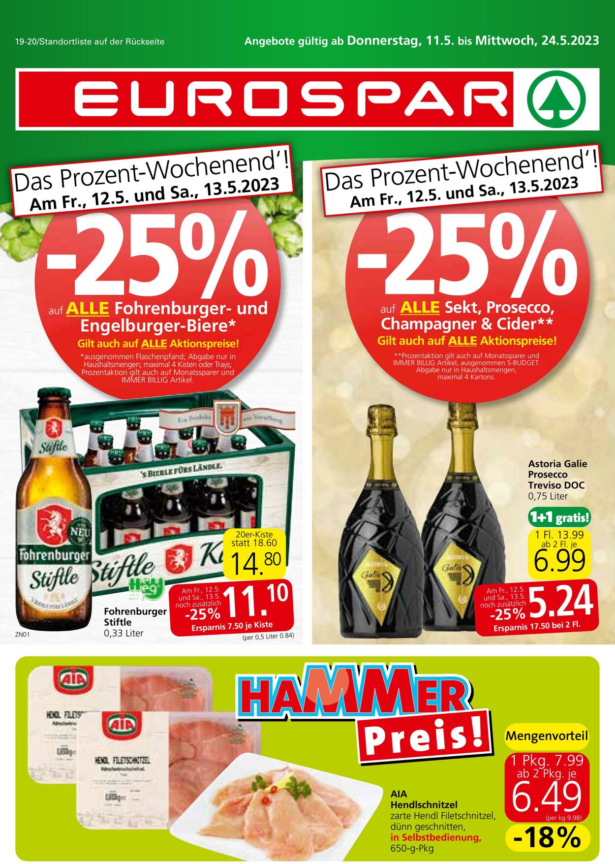 Prospekt Eurospar 11.05.2023 - 24.05.2023