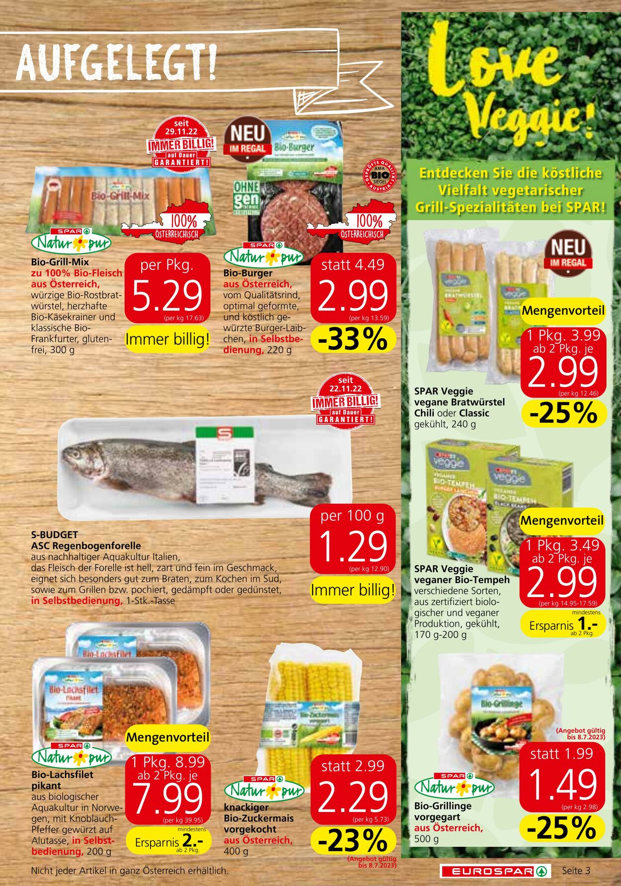 Prospekt Eurospar 06.07.2023 - 19.07.2023