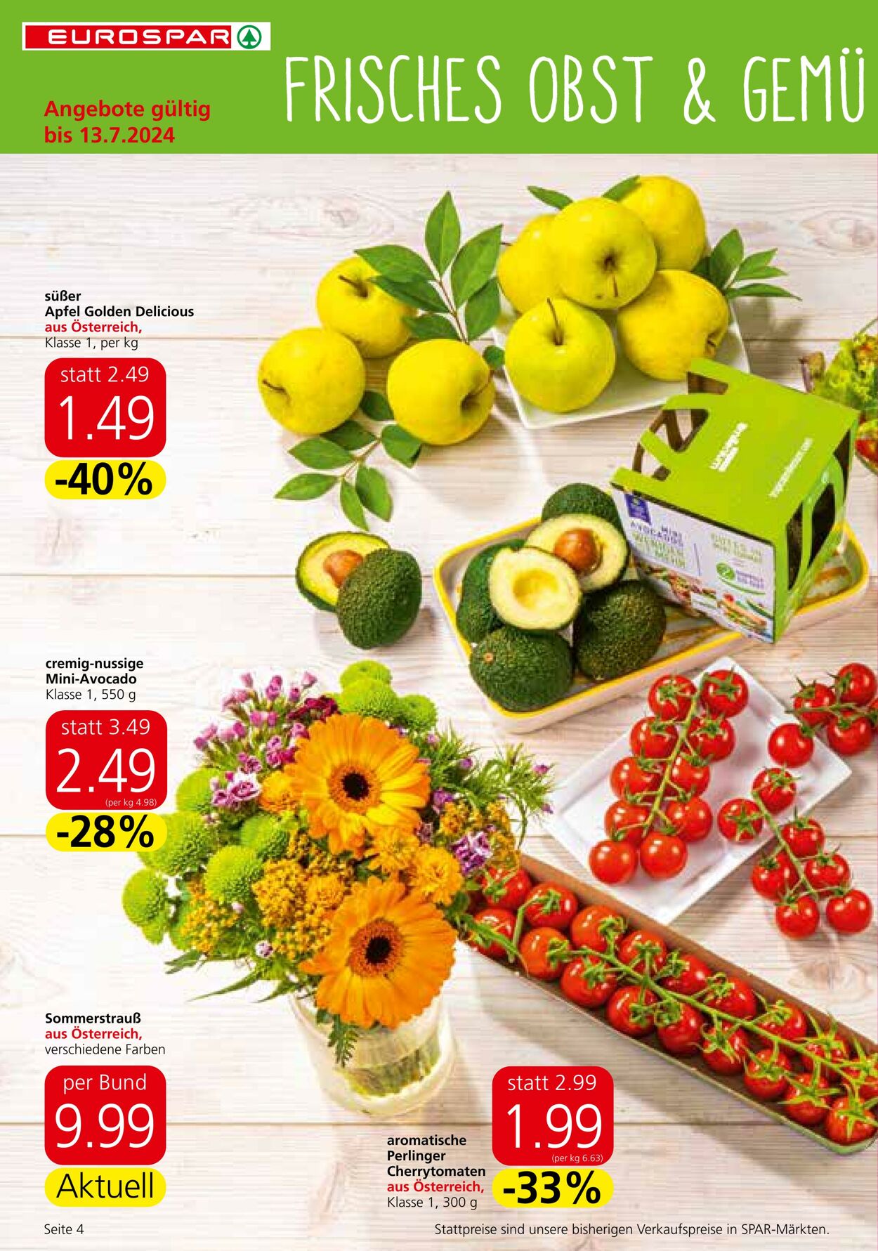 Prospekt Eurospar 11.07.2024 - 24.07.2024