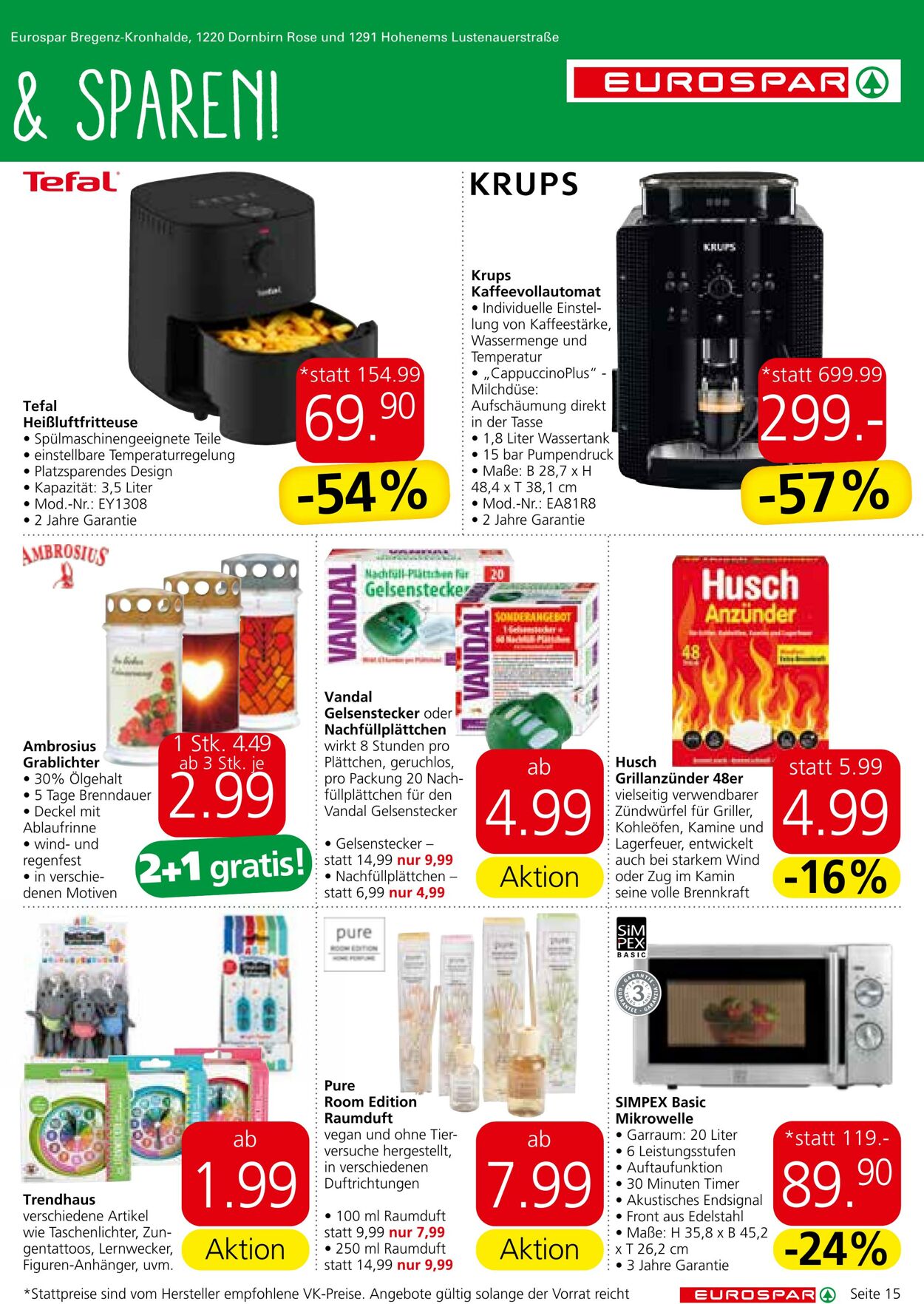 Prospekt Eurospar 25.07.2024 - 07.08.2024