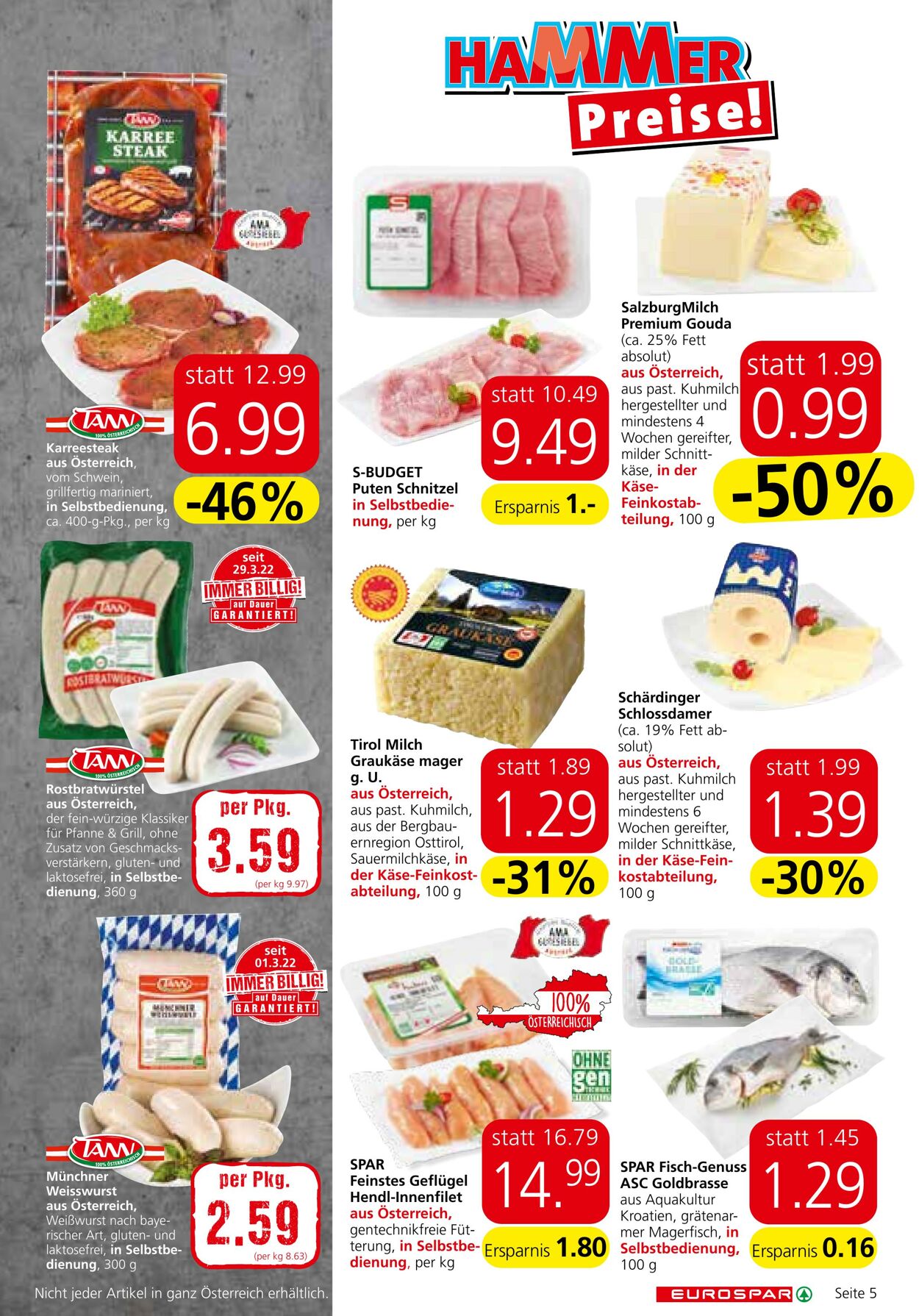 Prospekt Eurospar 08.09.2022 - 21.09.2022