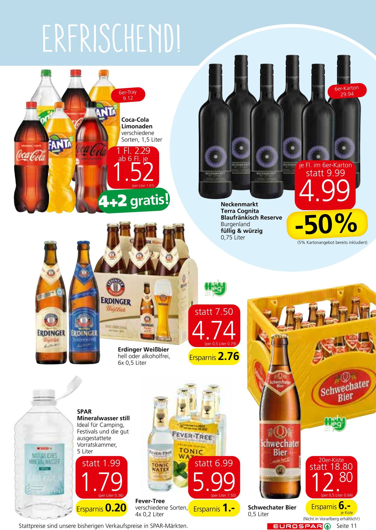 Prospekt Eurospar 19.09.2024 - 02.10.2024